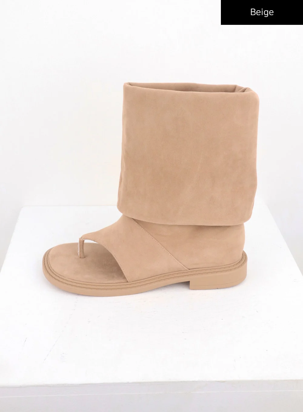 Cut Out Toe Mid-Calf Boots CL310 - Image 8