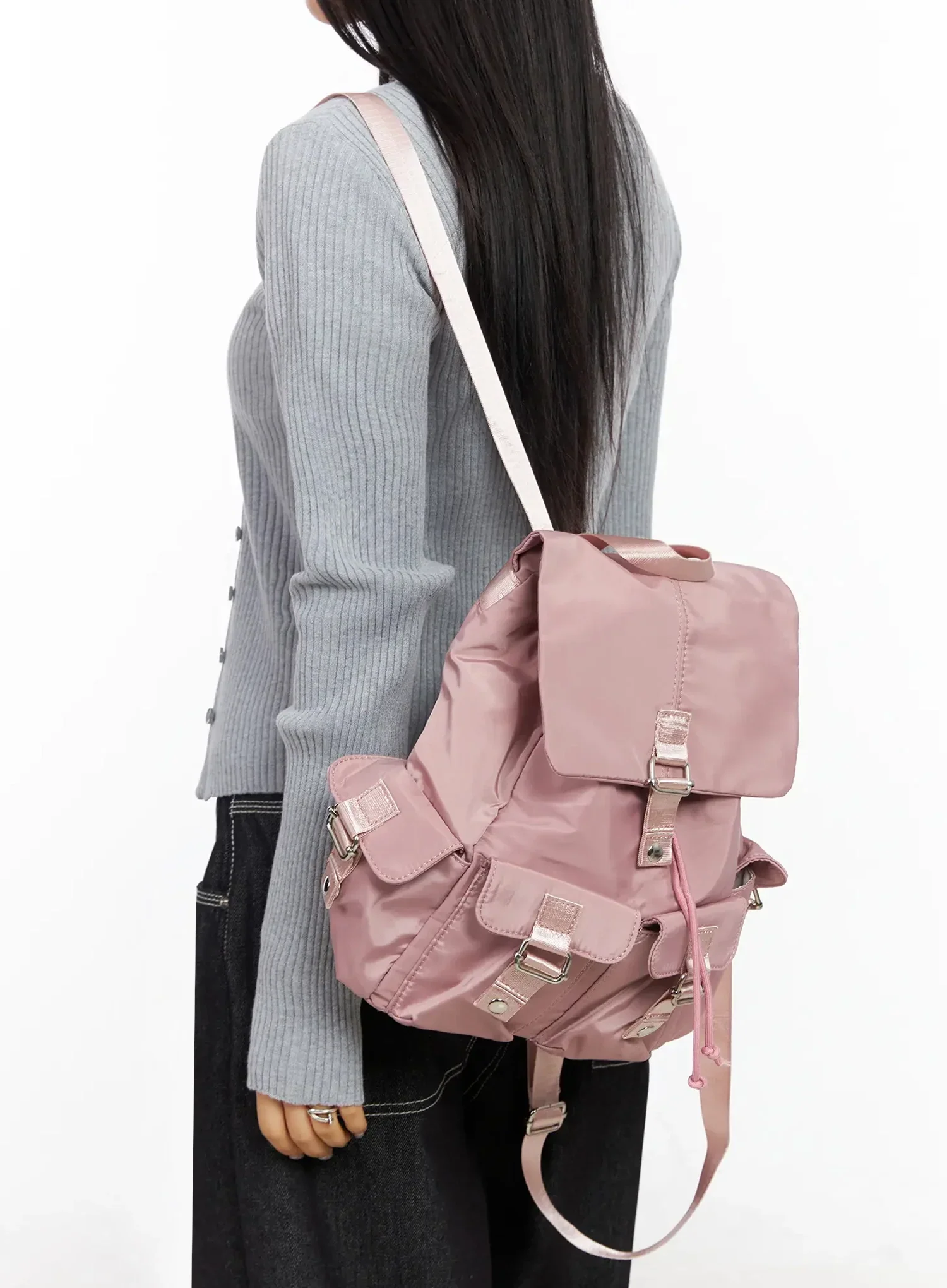 Cute Pastel Pocket Backpack CA513 - Image 5