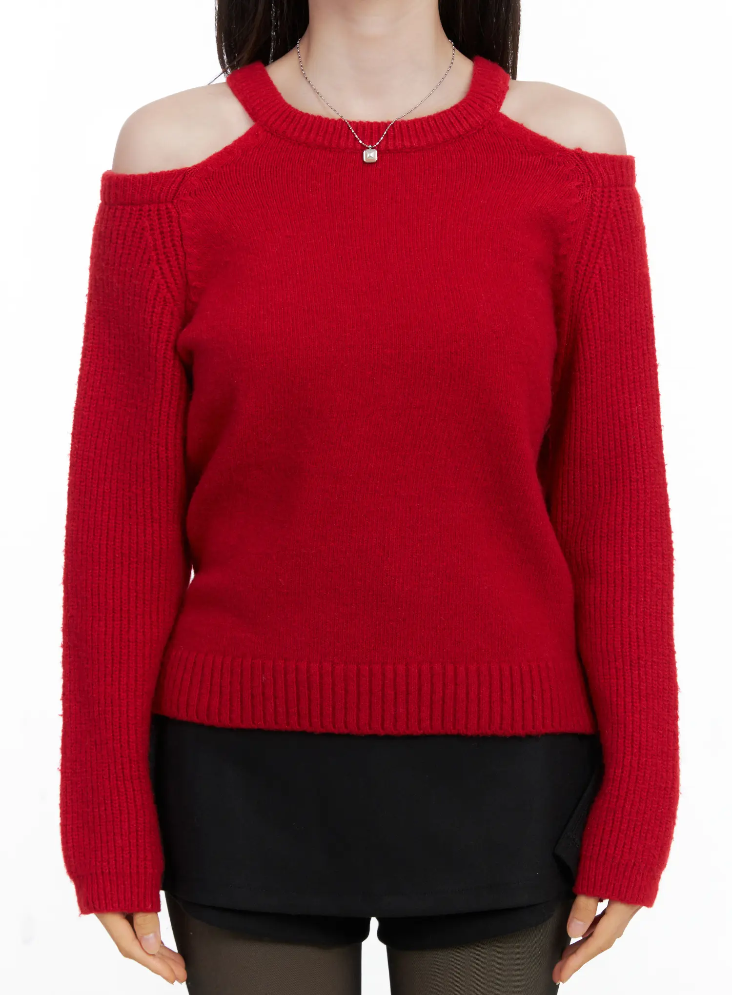 Cutout Knit Sweater CN519 - Image 3