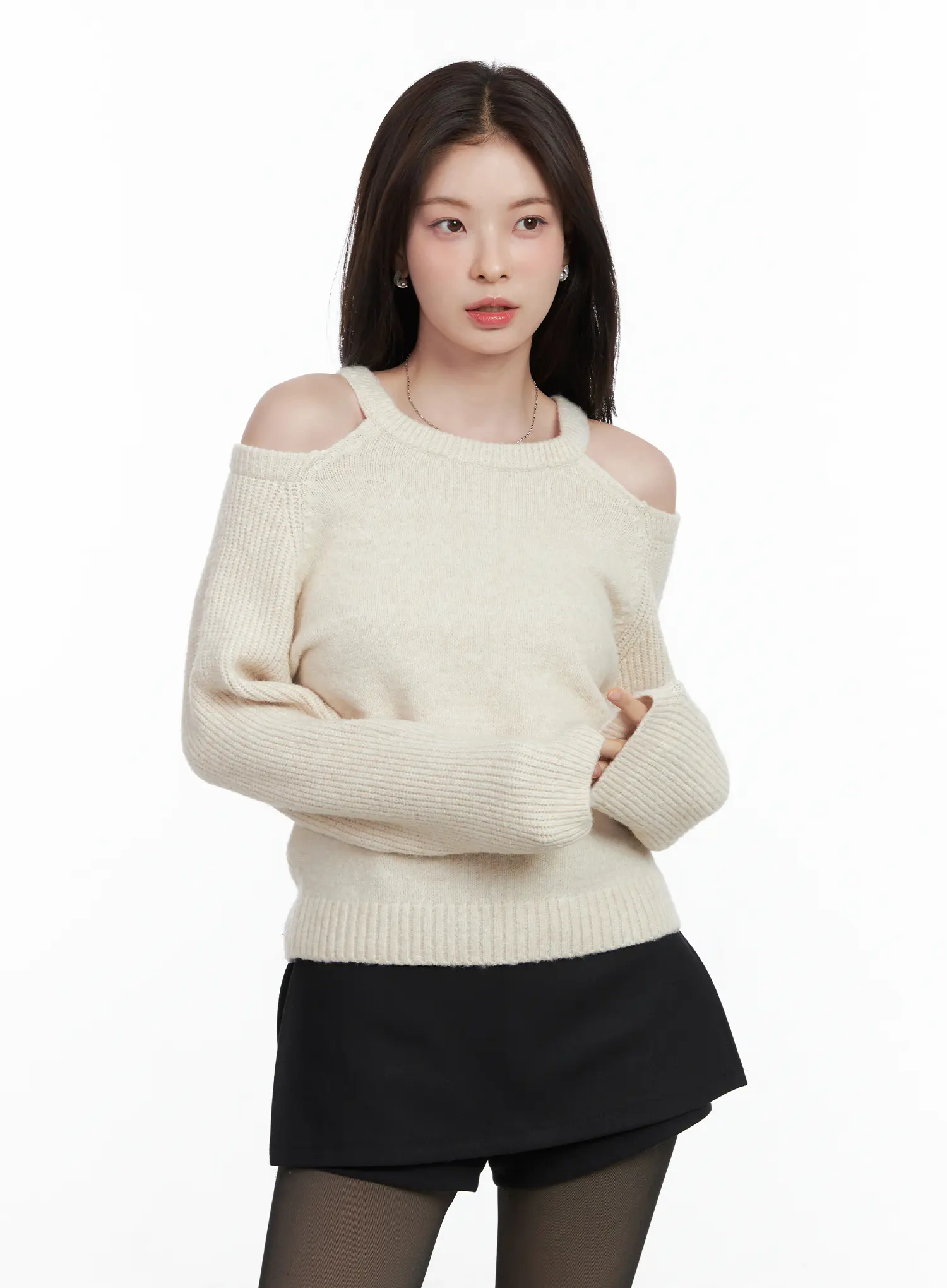 Cutout Knit Sweater CN519 - Image 9