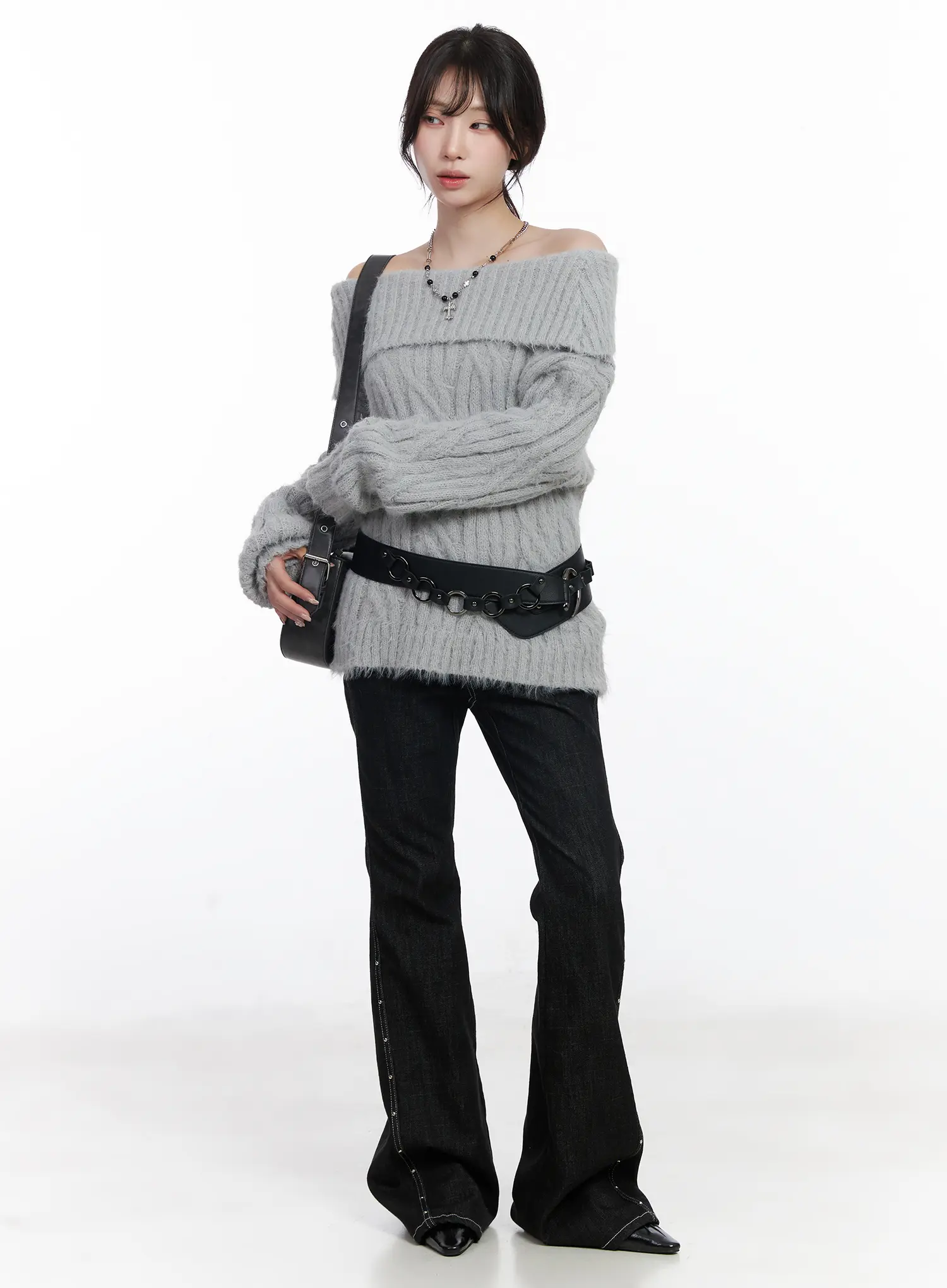 Dahy Stylish High-Waisted Bootcut Jeans CJ526 - Image 2