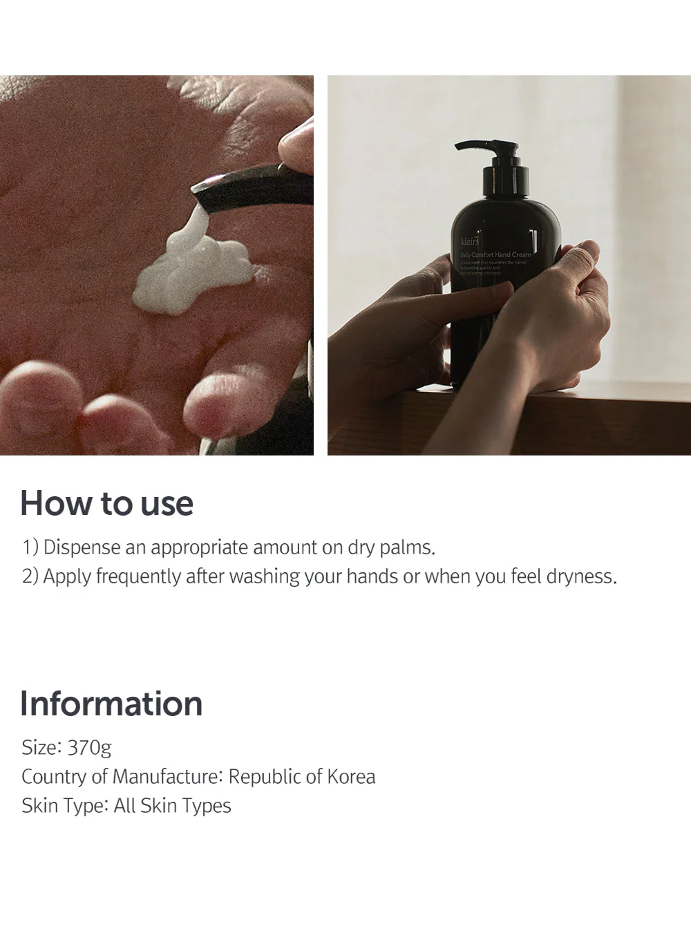 Daily Comfort Hand Cream (370g) - Image 13