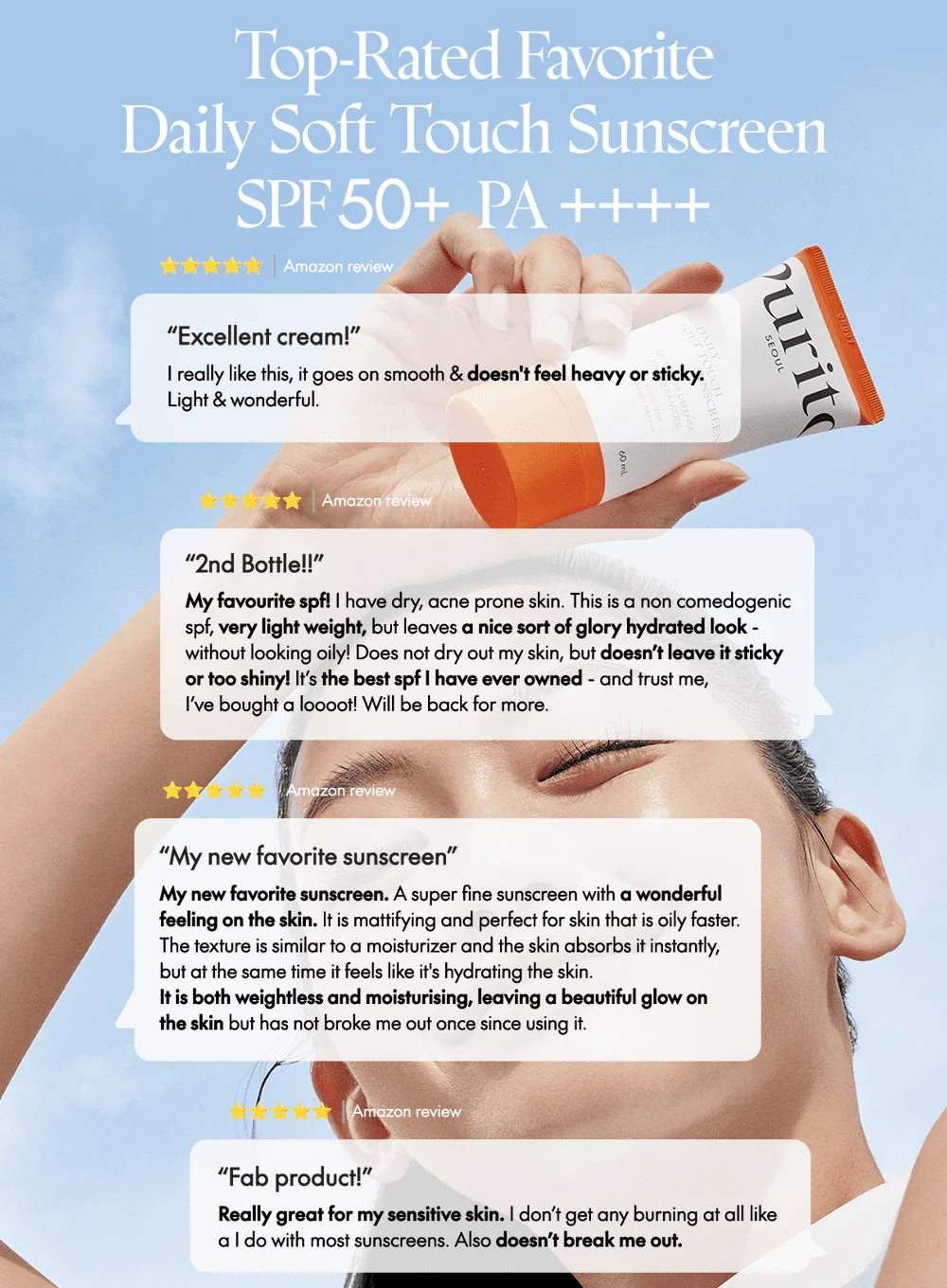 Daily Soft Touch Sunscreen (Renewer) Duo Set (60ml*2ea) - Image 5
