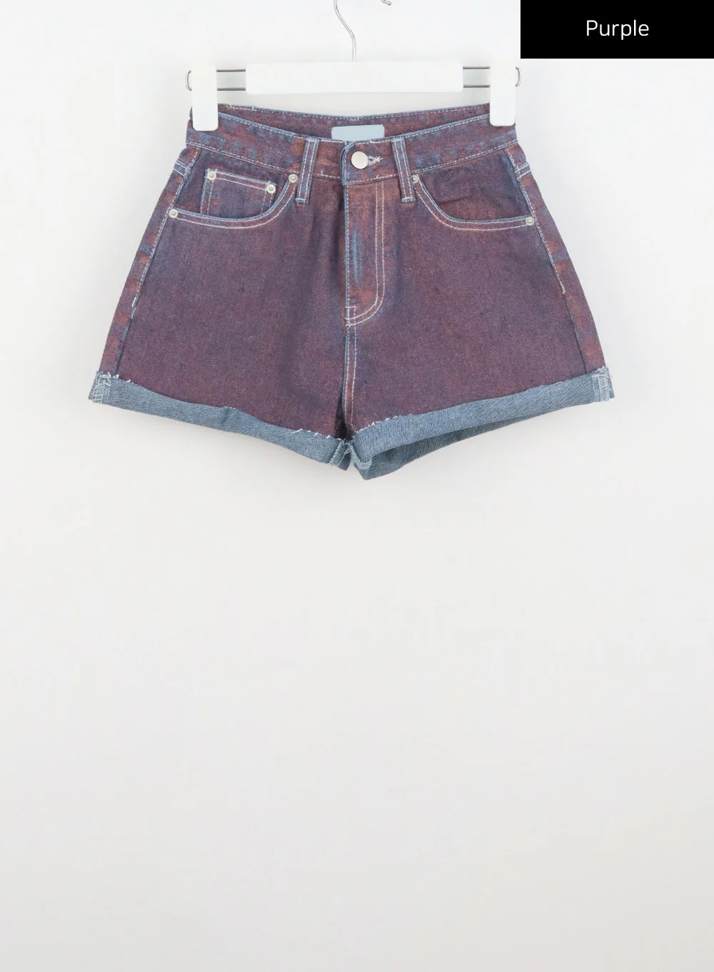 Dark Wash Denim Shorts IL307 - Image 10