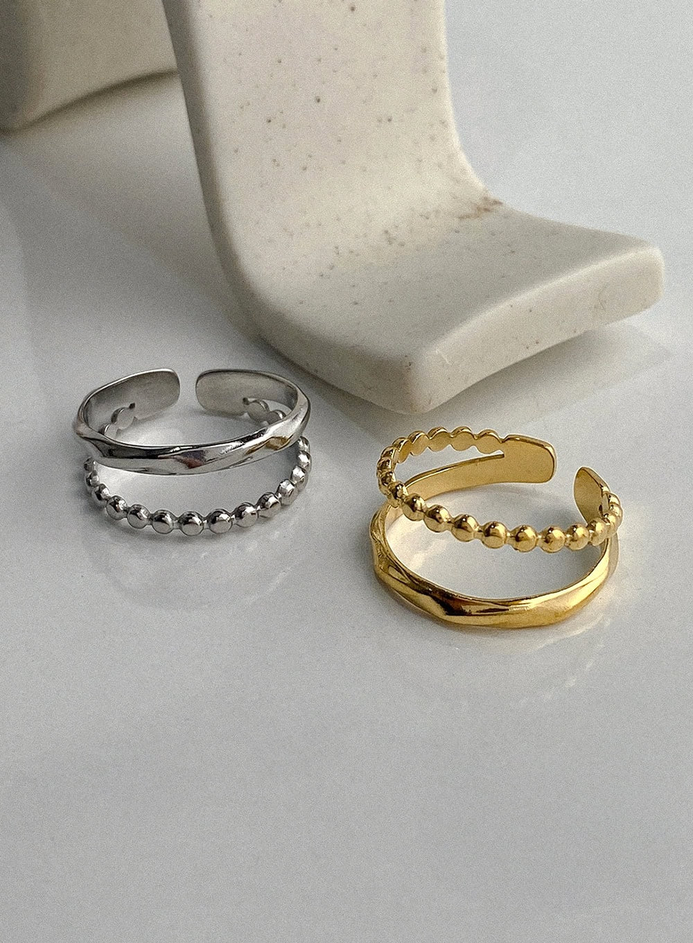 Darwin Parallel Line Ring IA524 - Image 2