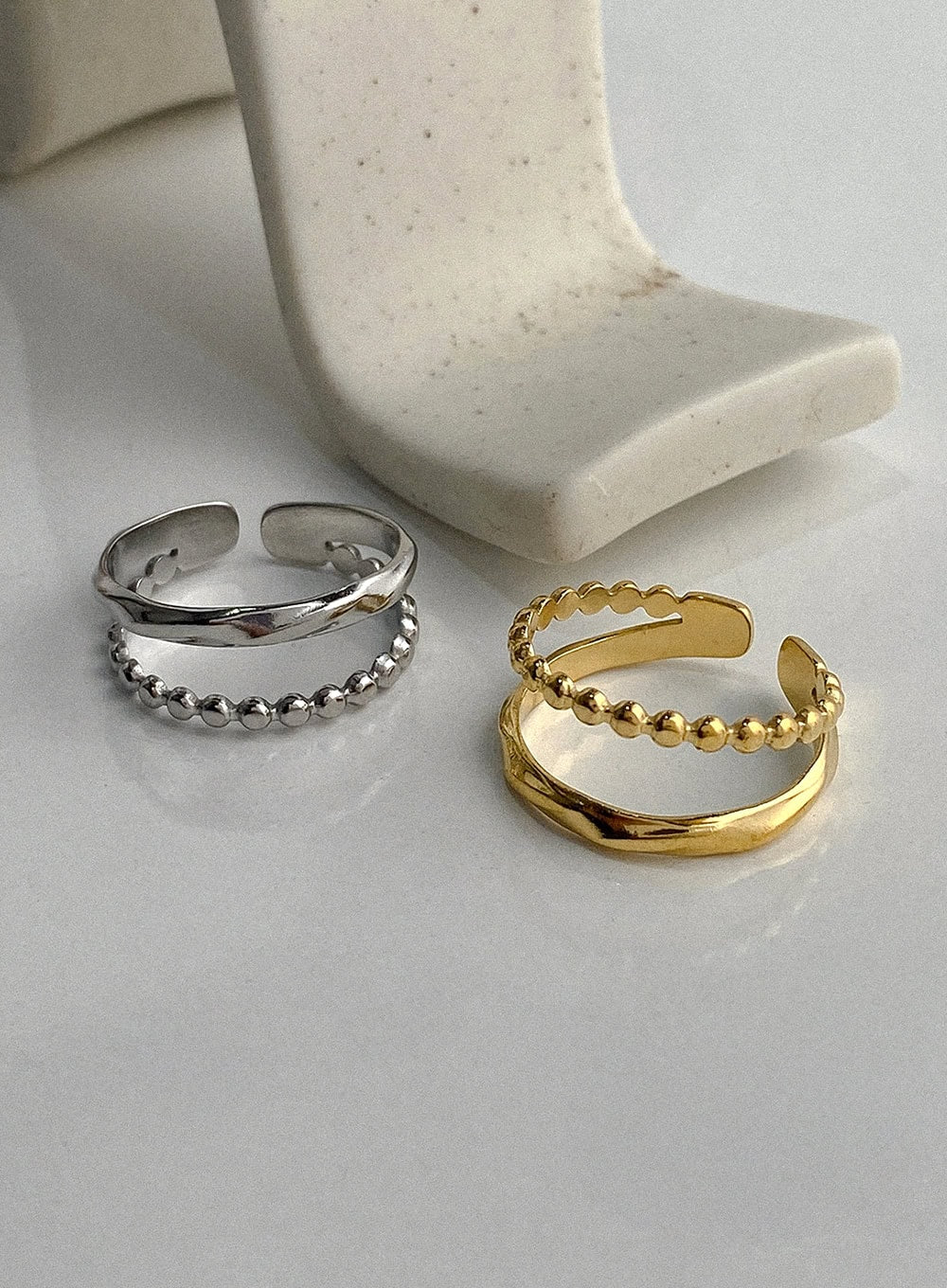 Darwin Parallel Line Ring IA524 - Image 3