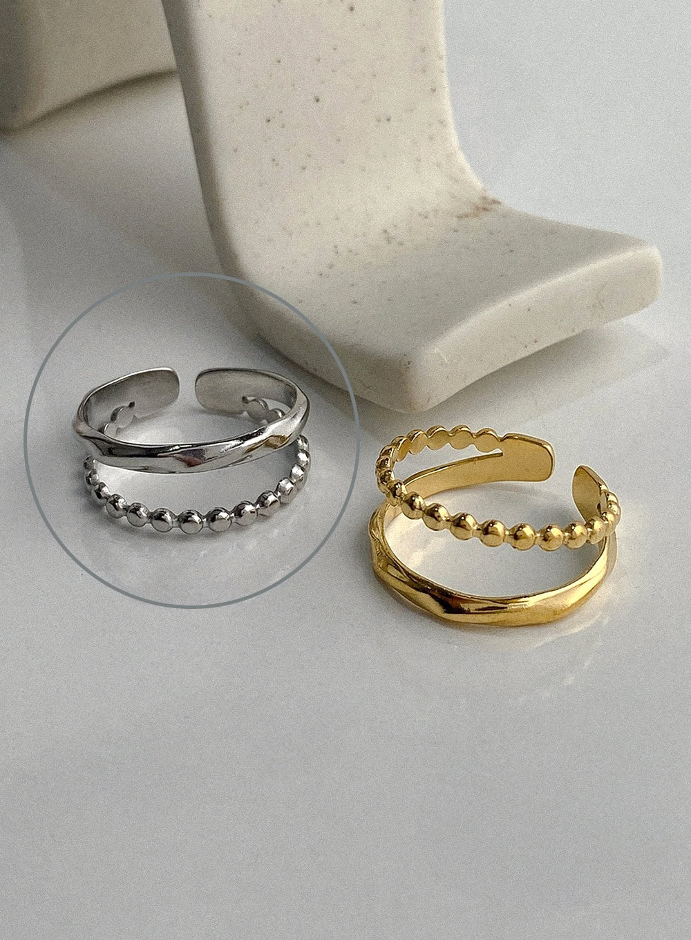 Darwin Parallel Line Ring IA524 - Image 5