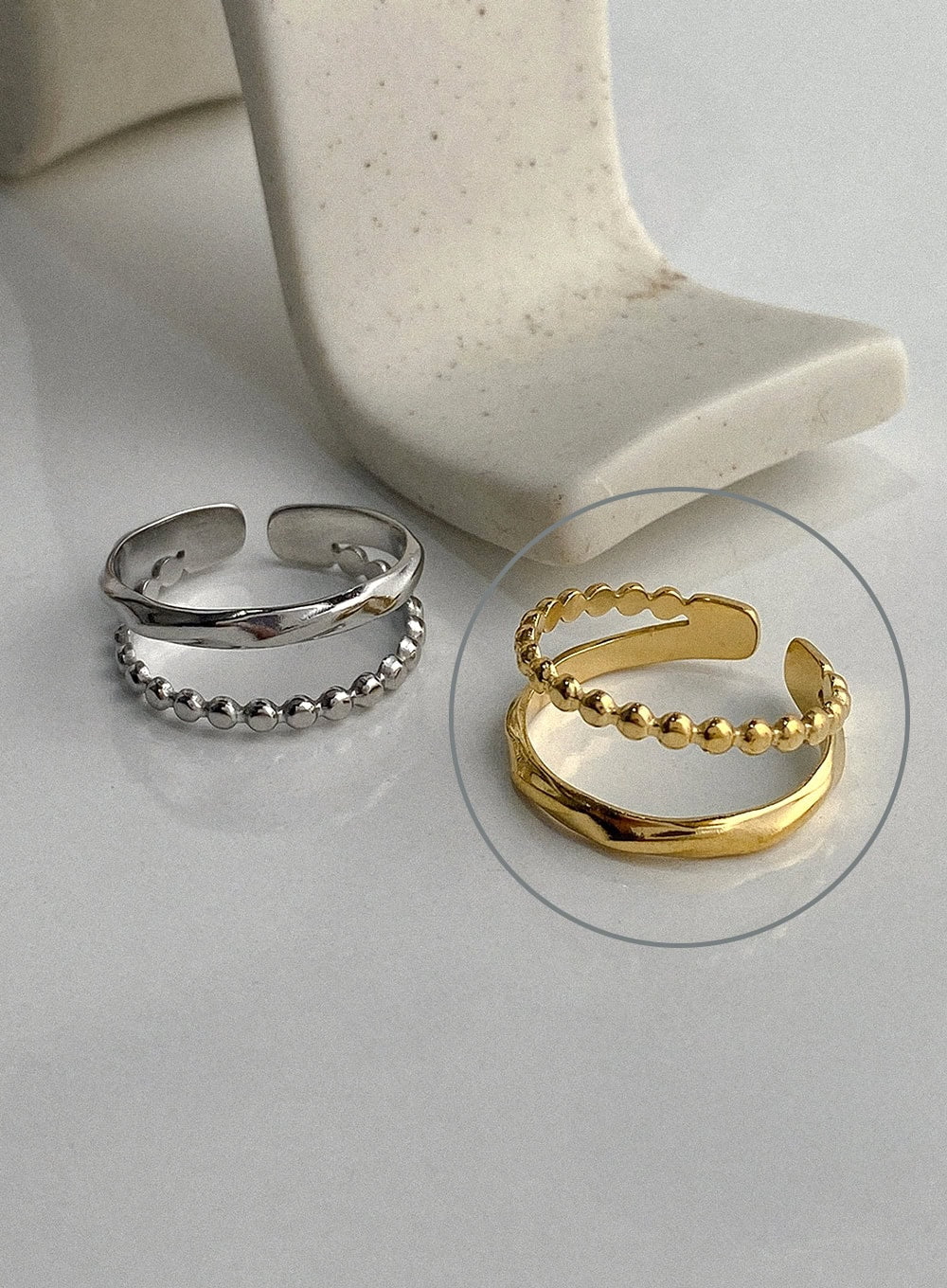 Darwin Parallel Line Ring IA524 - Image 6