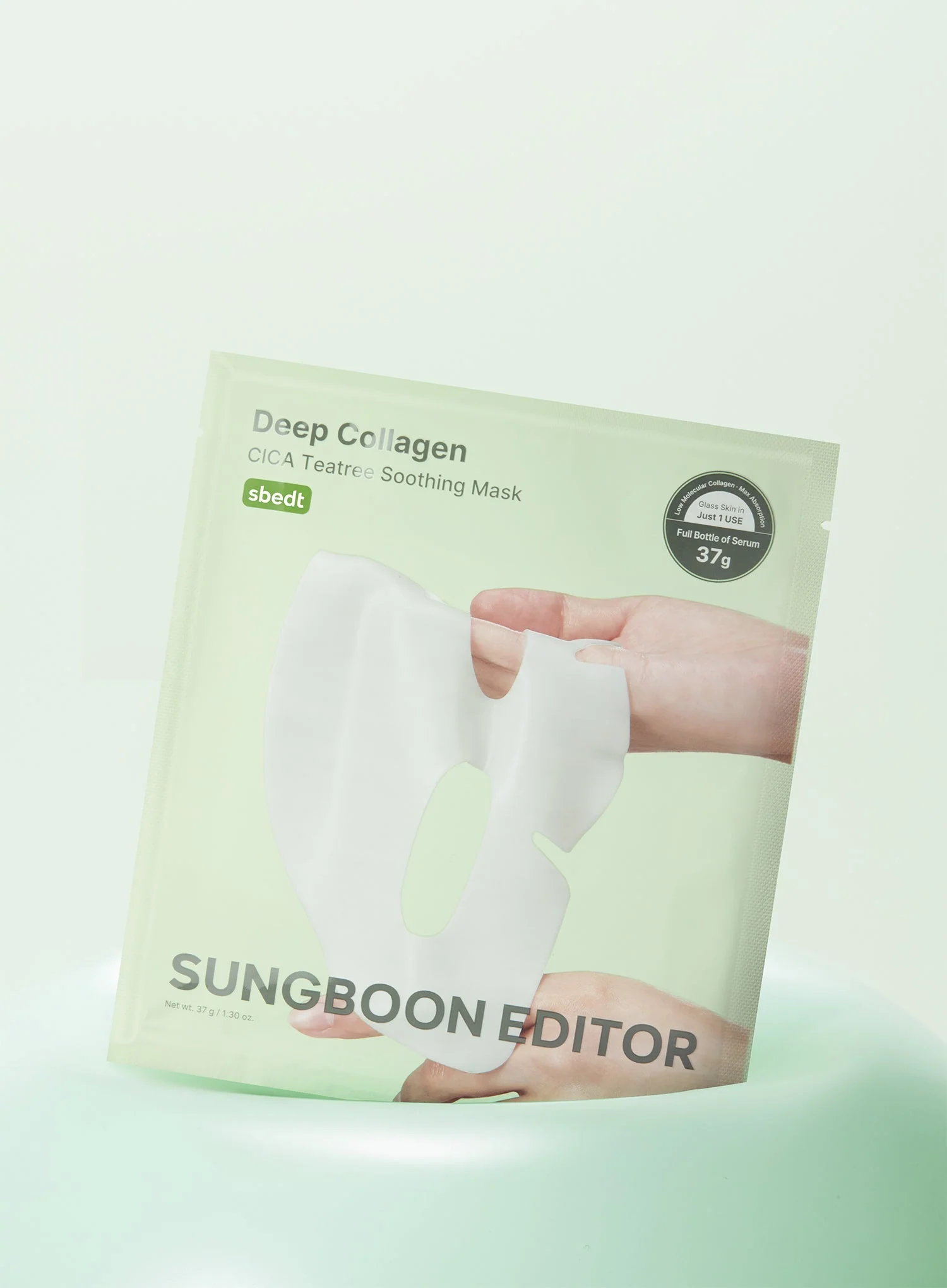 Deep Collagen Cica Teatree Soothing Mask (37g*4ea) - Image 3