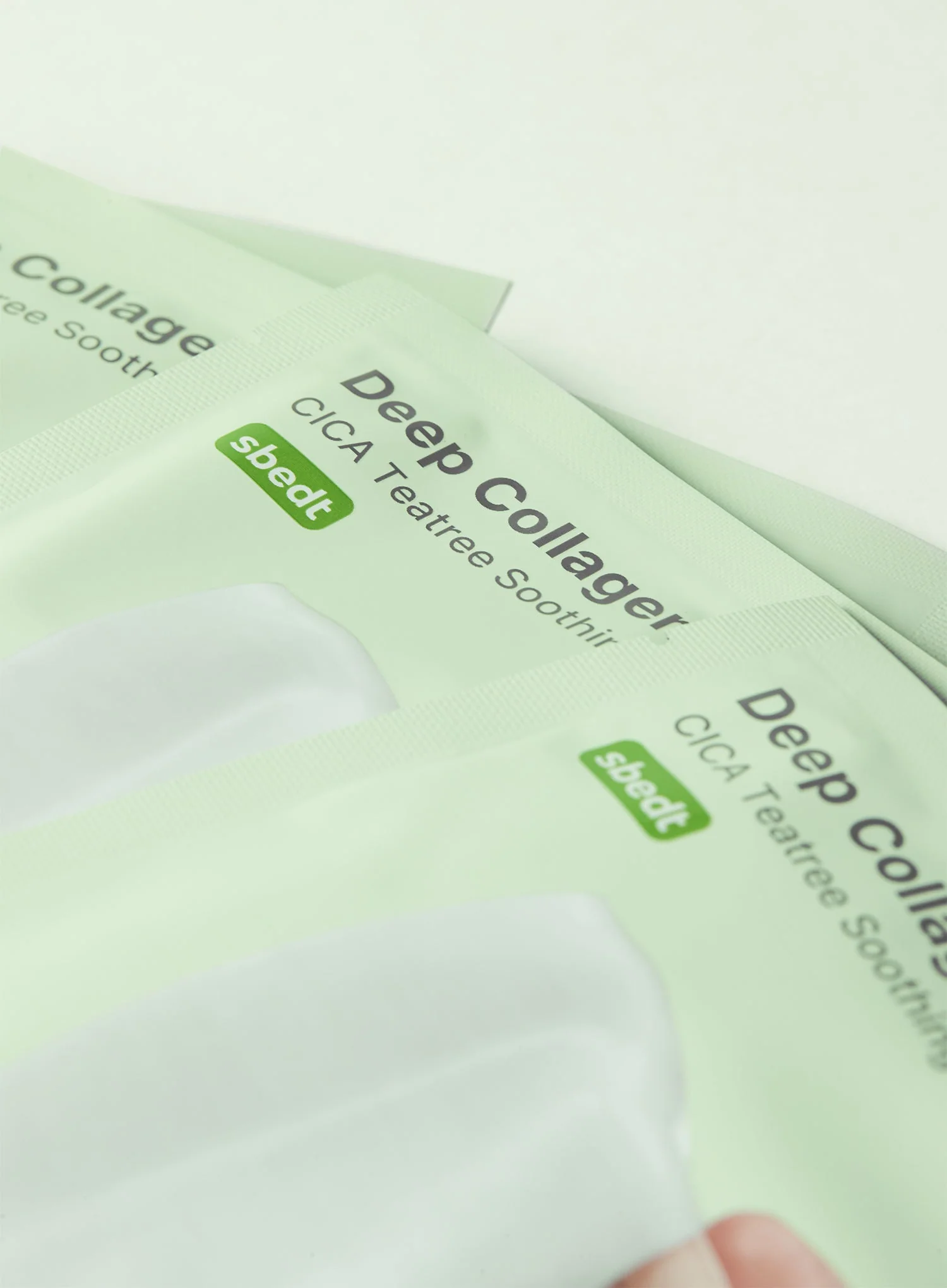 Deep Collagen Cica Teatree Soothing Mask (37g*4ea) - Image 9