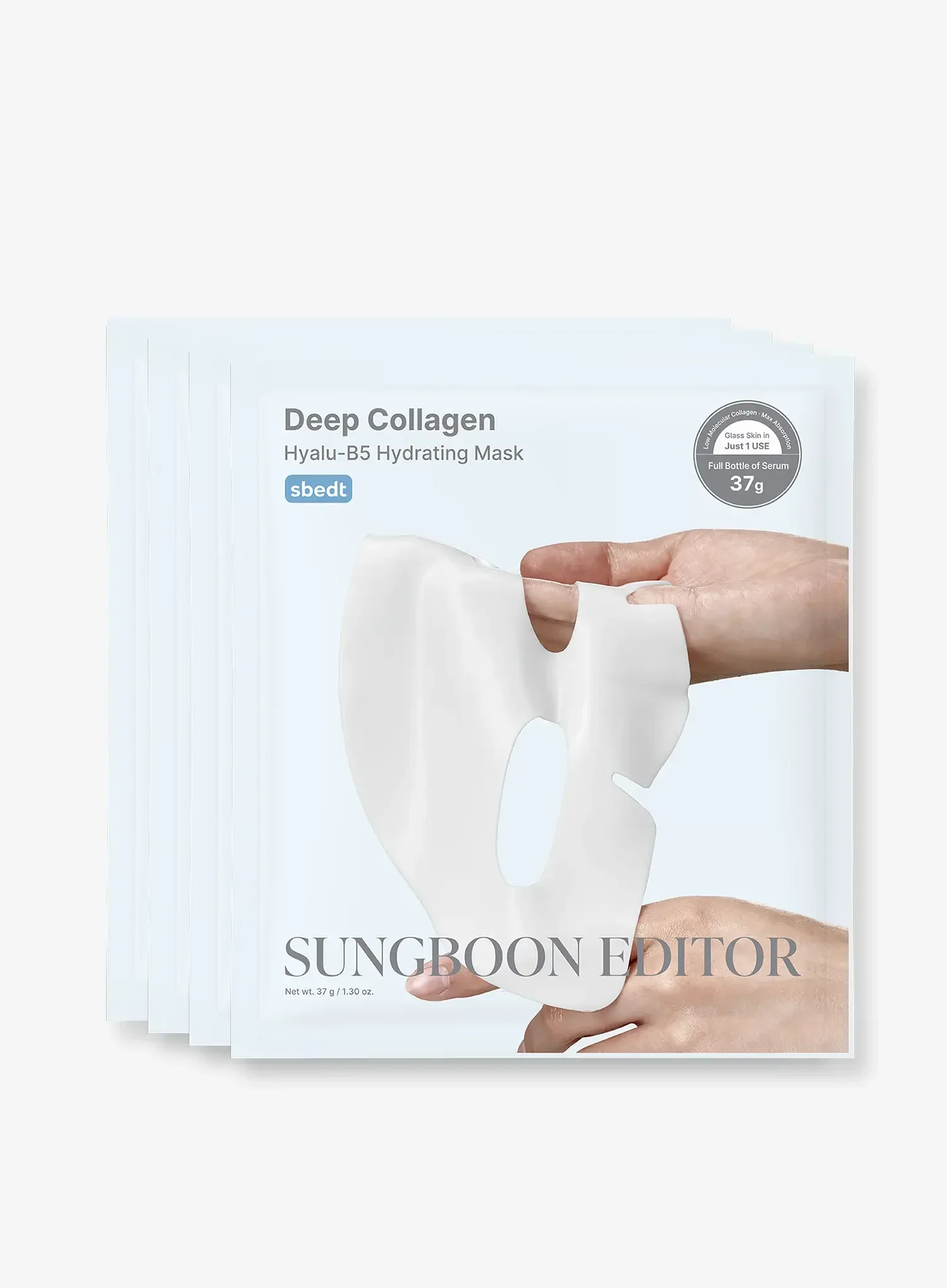 Deep Collagen Hyalu-B5 Hydrating Mask Set (37g*4ea)