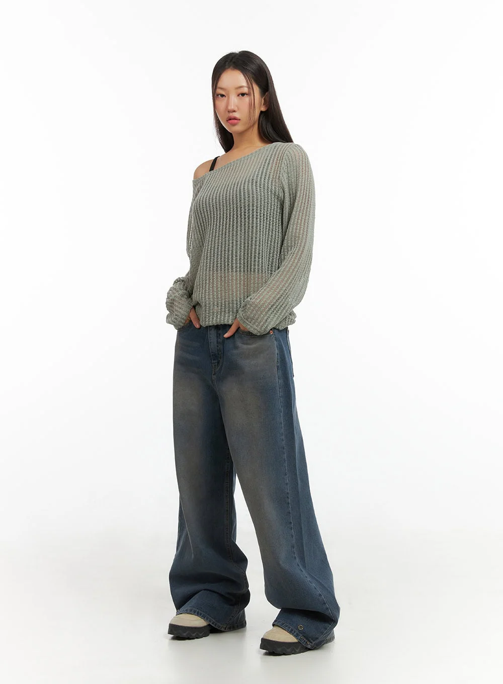 Delia Vintage Washed Jeans IS402 - Image 7