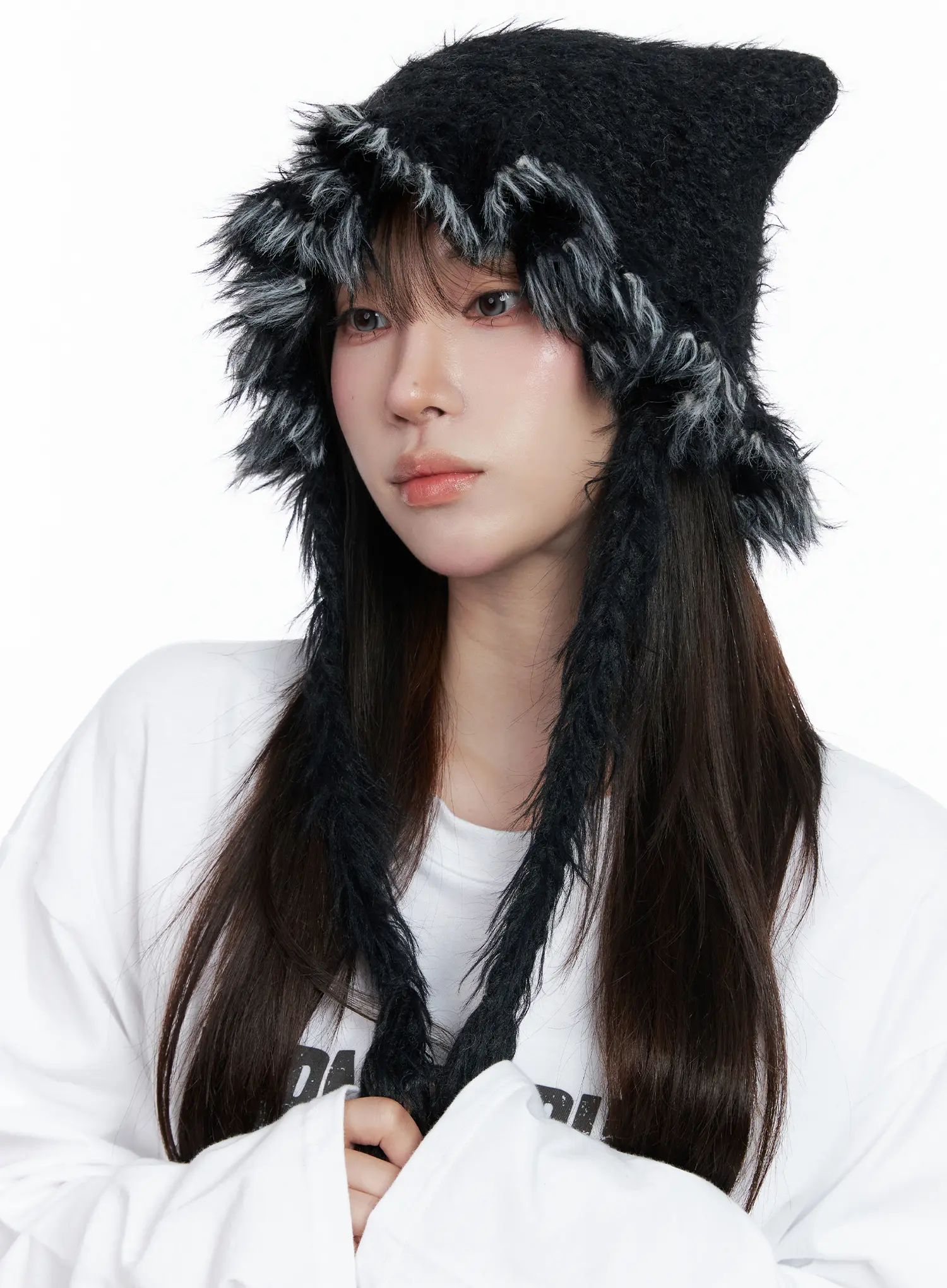 Delilah Cat-Ear Faux Fur Beanie CO521 - Image 7