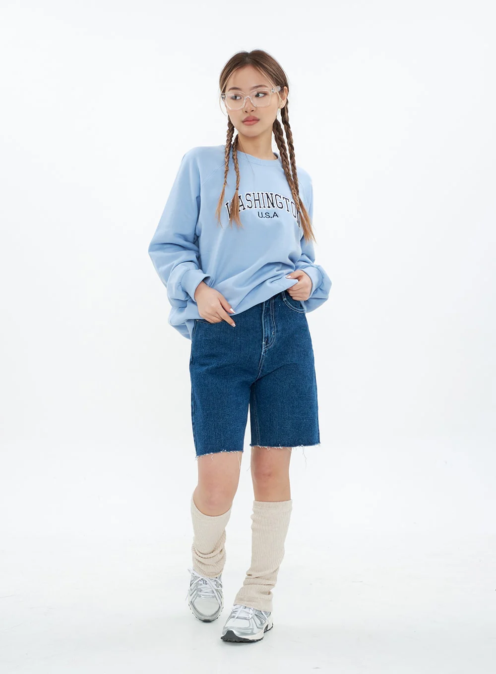 Denim Bermuda Shorts CM18 - Image 15