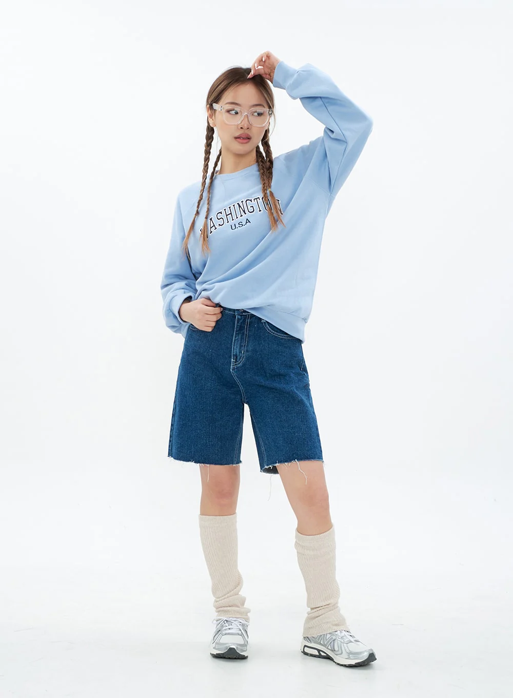 Denim Bermuda Shorts CM18 - Image 9