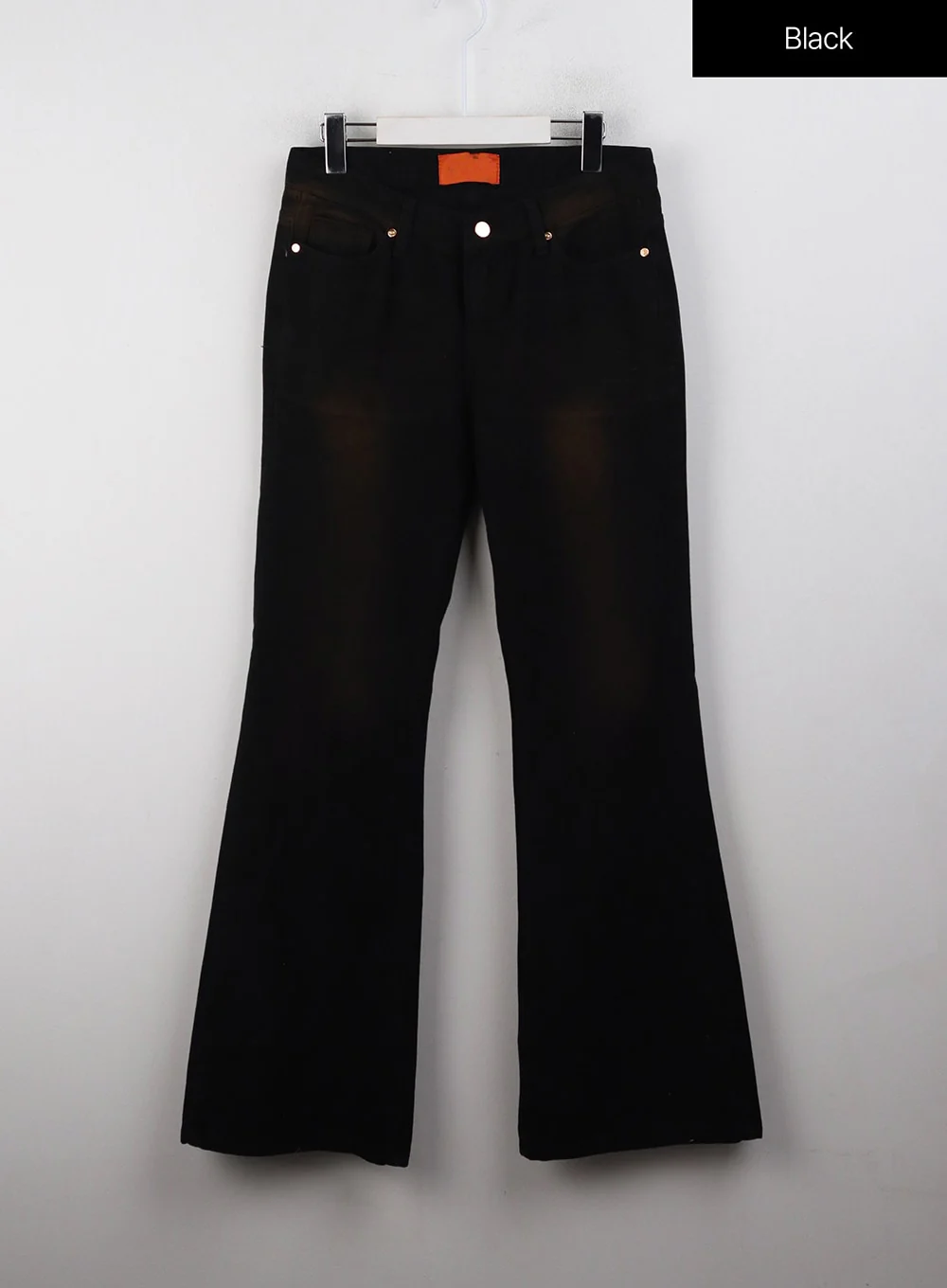 Denim Mid Waist Flared Jeans CJ409 - Image 8