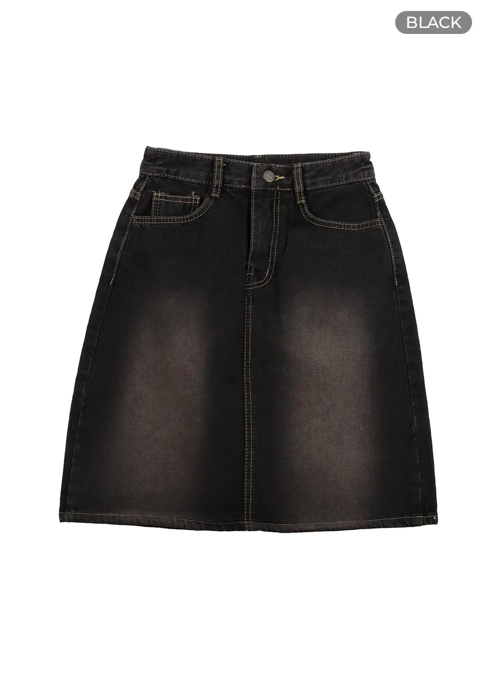 Denim Midi Skirt IY410 - Image 9