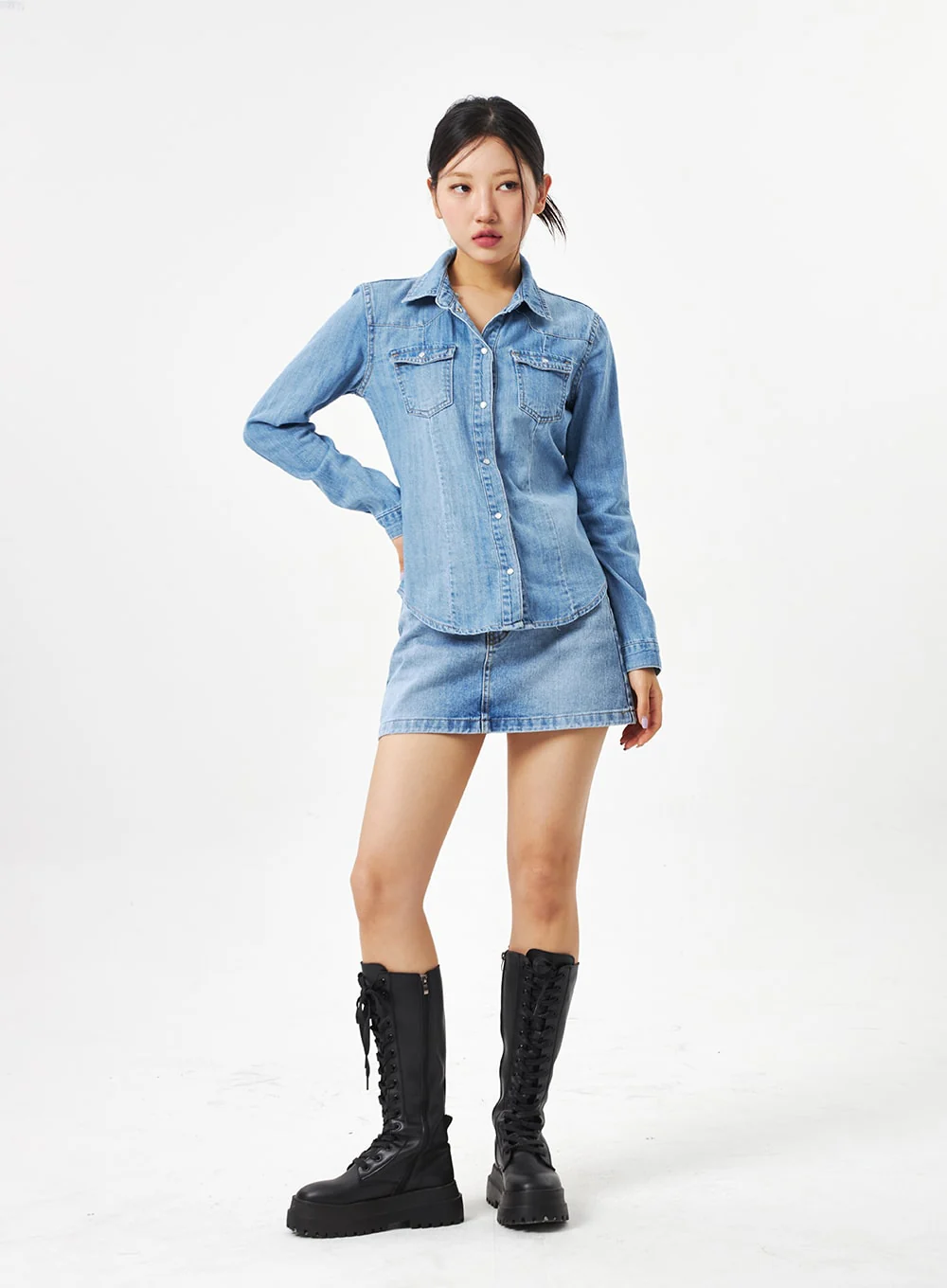 Denim Shirt CA317 - Image 4