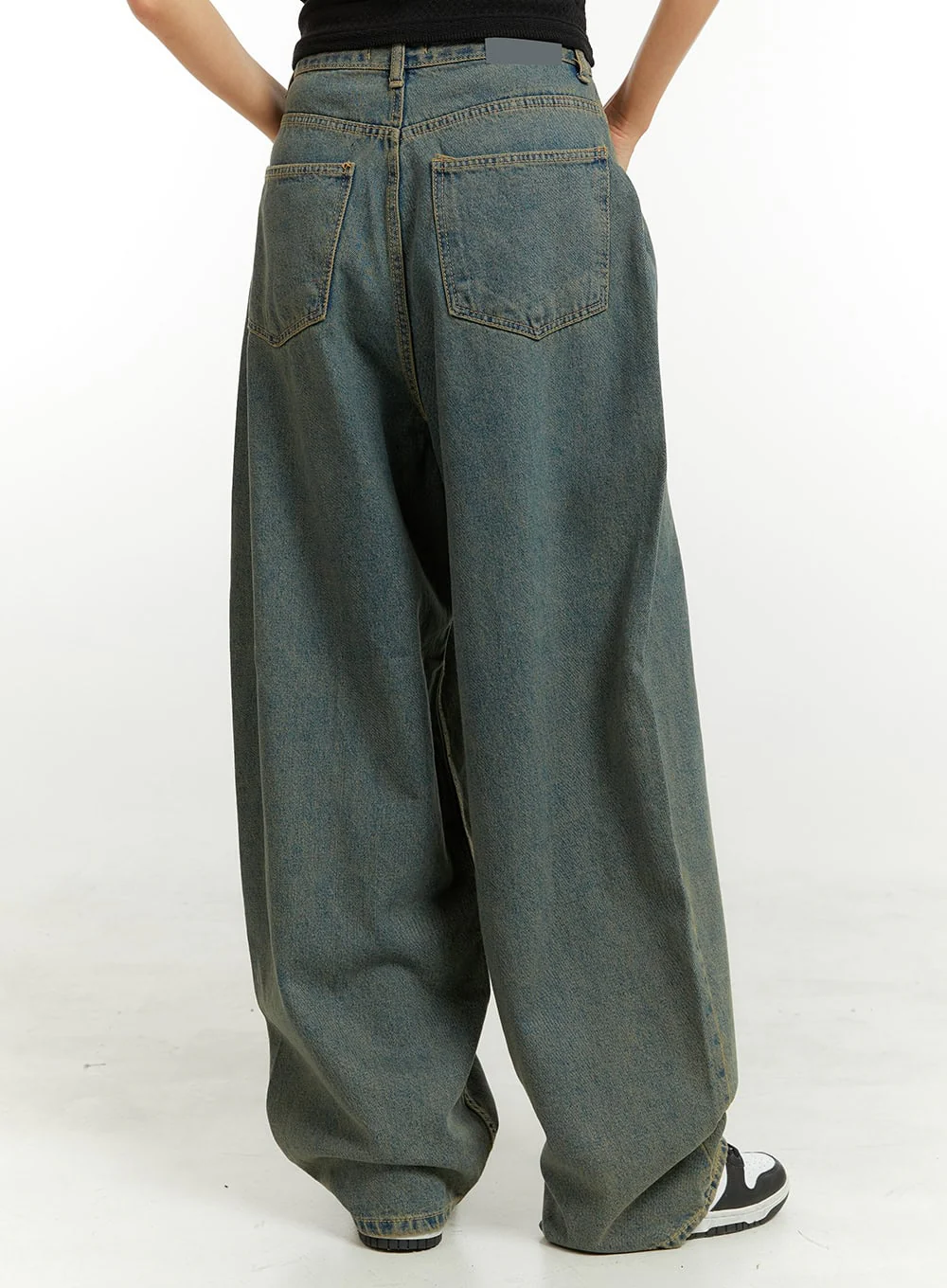 Denim Washed Baggy Jeans CU424 - Image 6