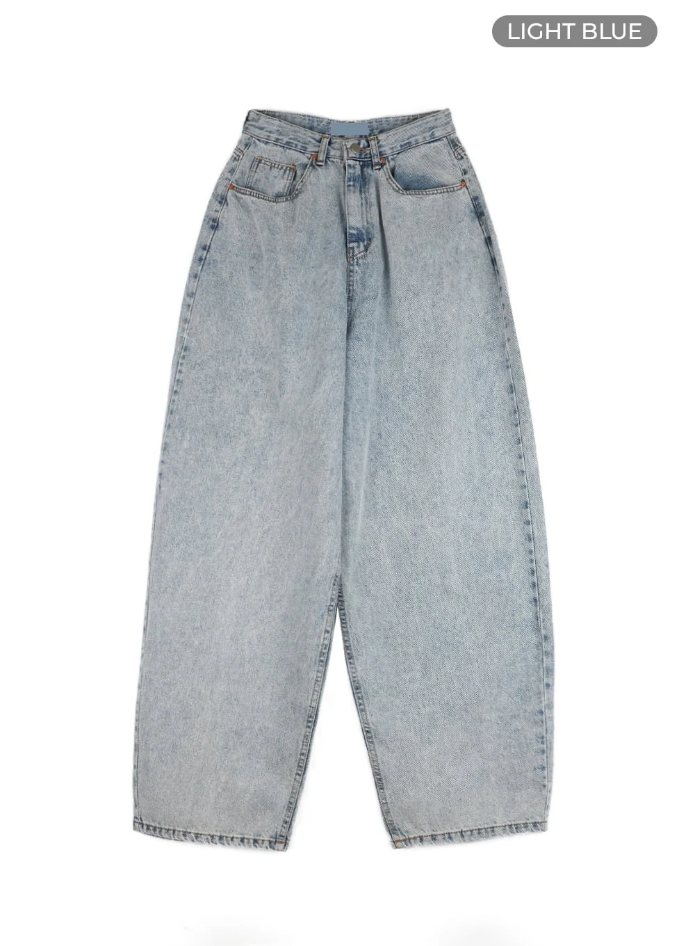 Denim Washed Baggy Jeans CU424 - Image 9