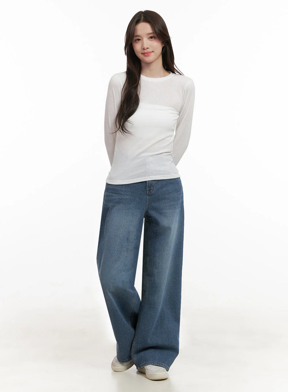Destiny Wide-Leg Jeans IJ510 - Image 6