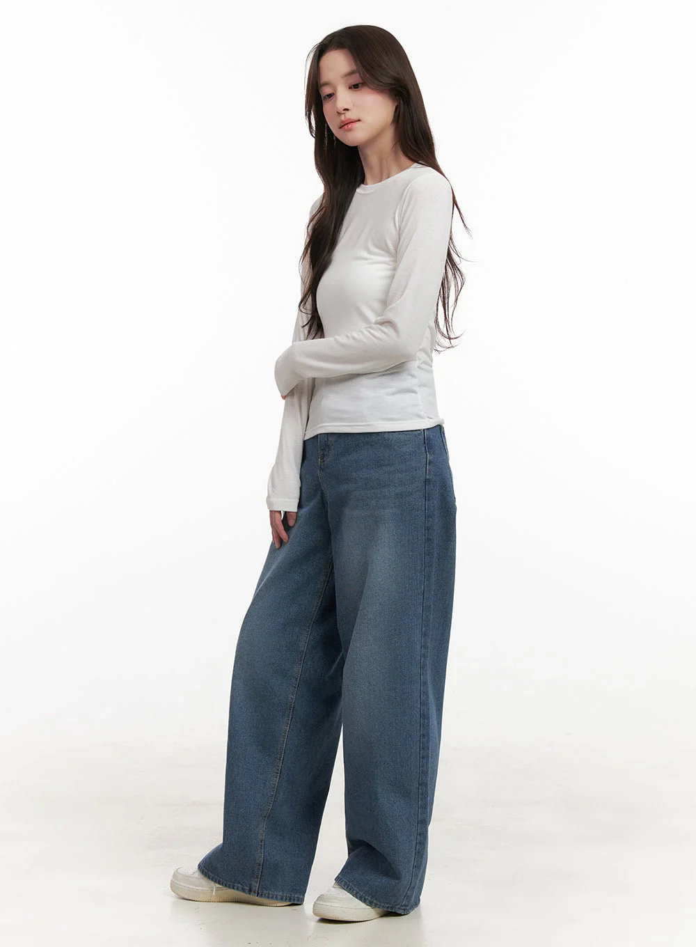 Destiny Wide-Leg Jeans IJ510 - Image 7