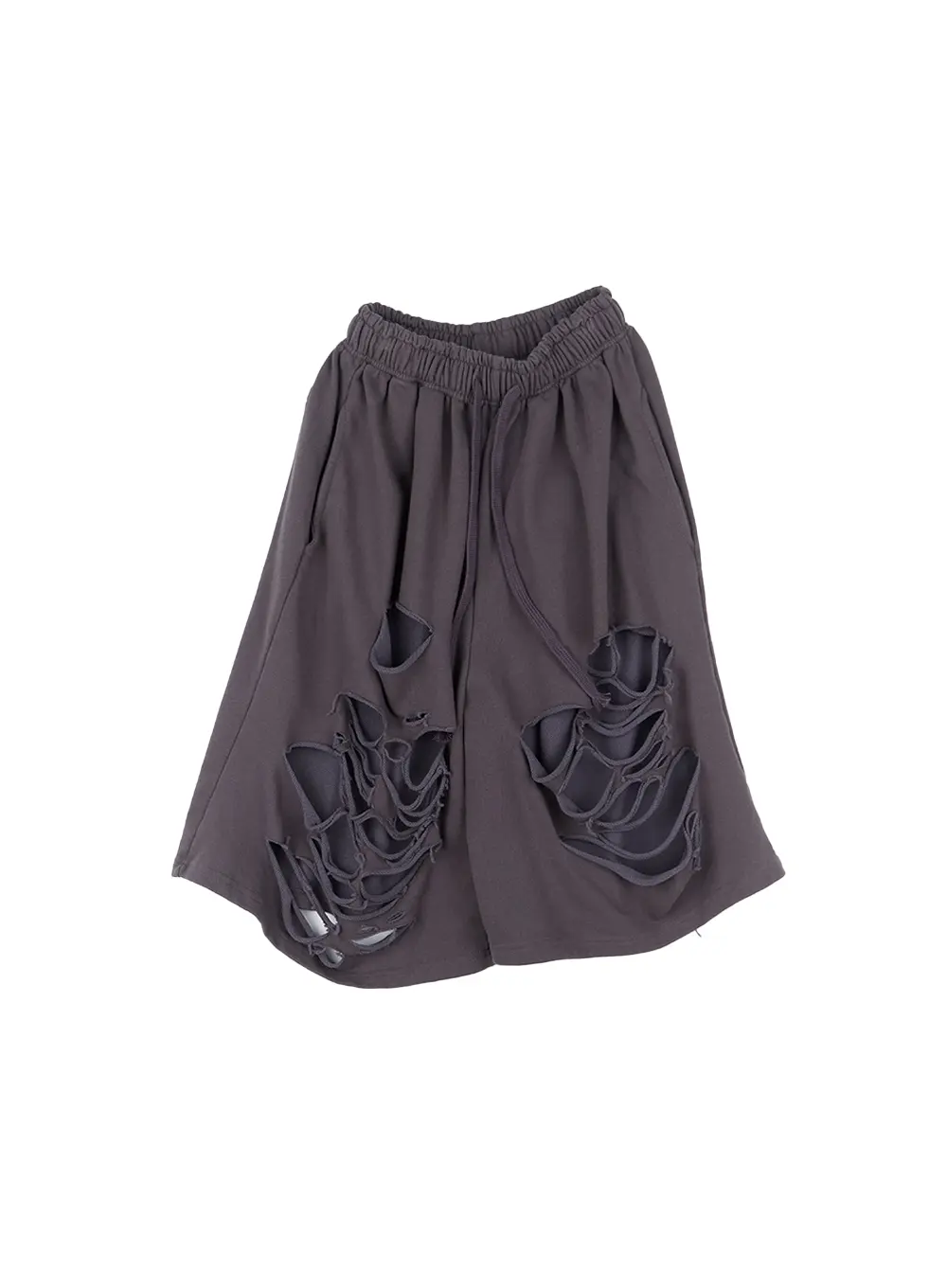 Distressed Bermuda Sweatshorts CL508 - Image 12