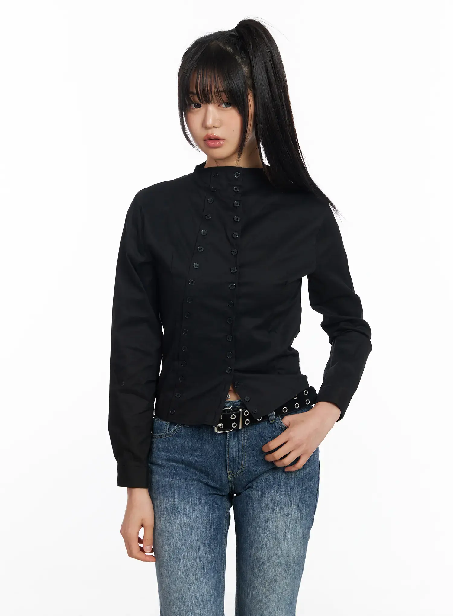 Double Button-up Blouse CF504 - Image 2