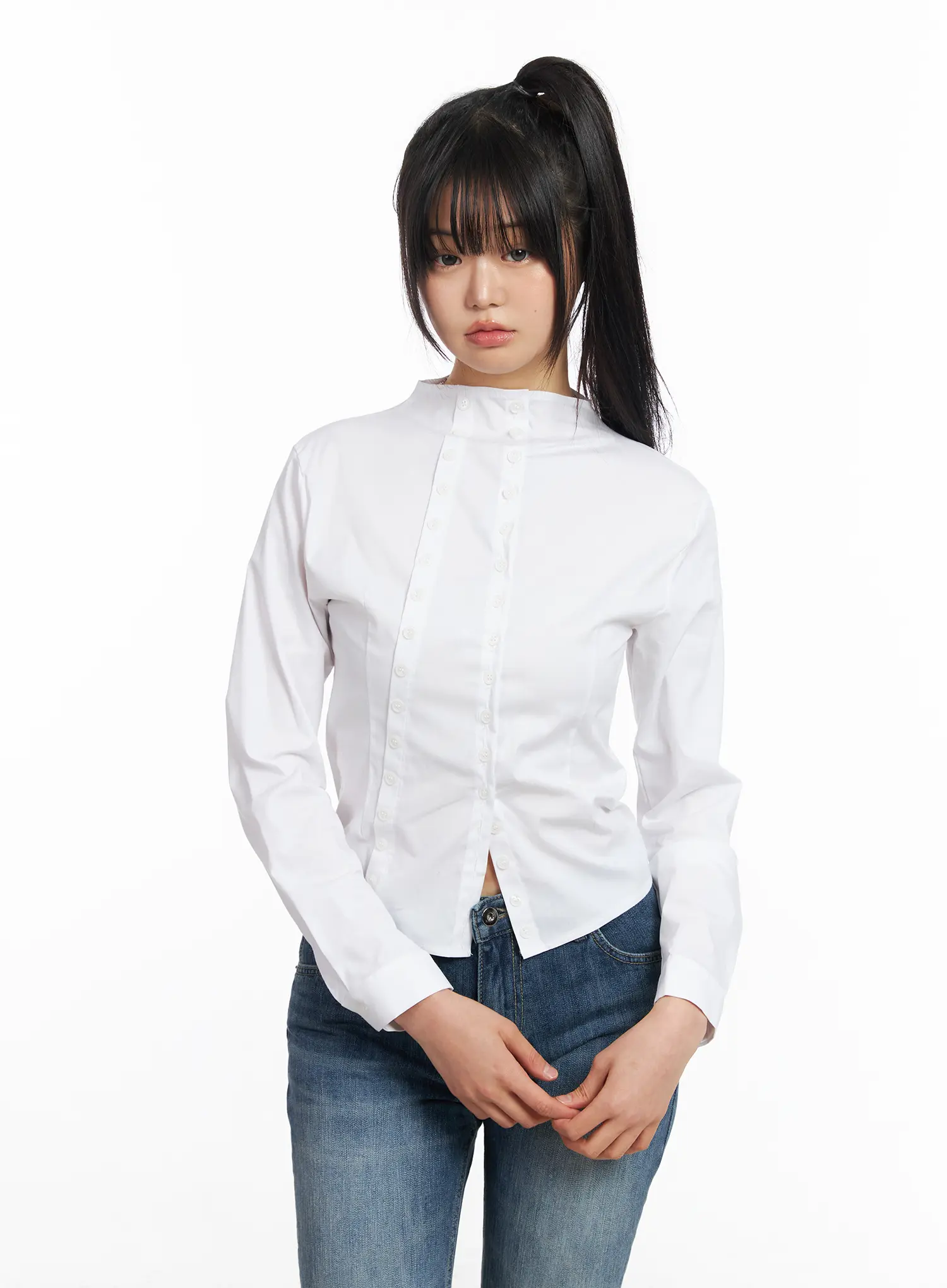 Double Button-up Blouse CF504 - Image 4