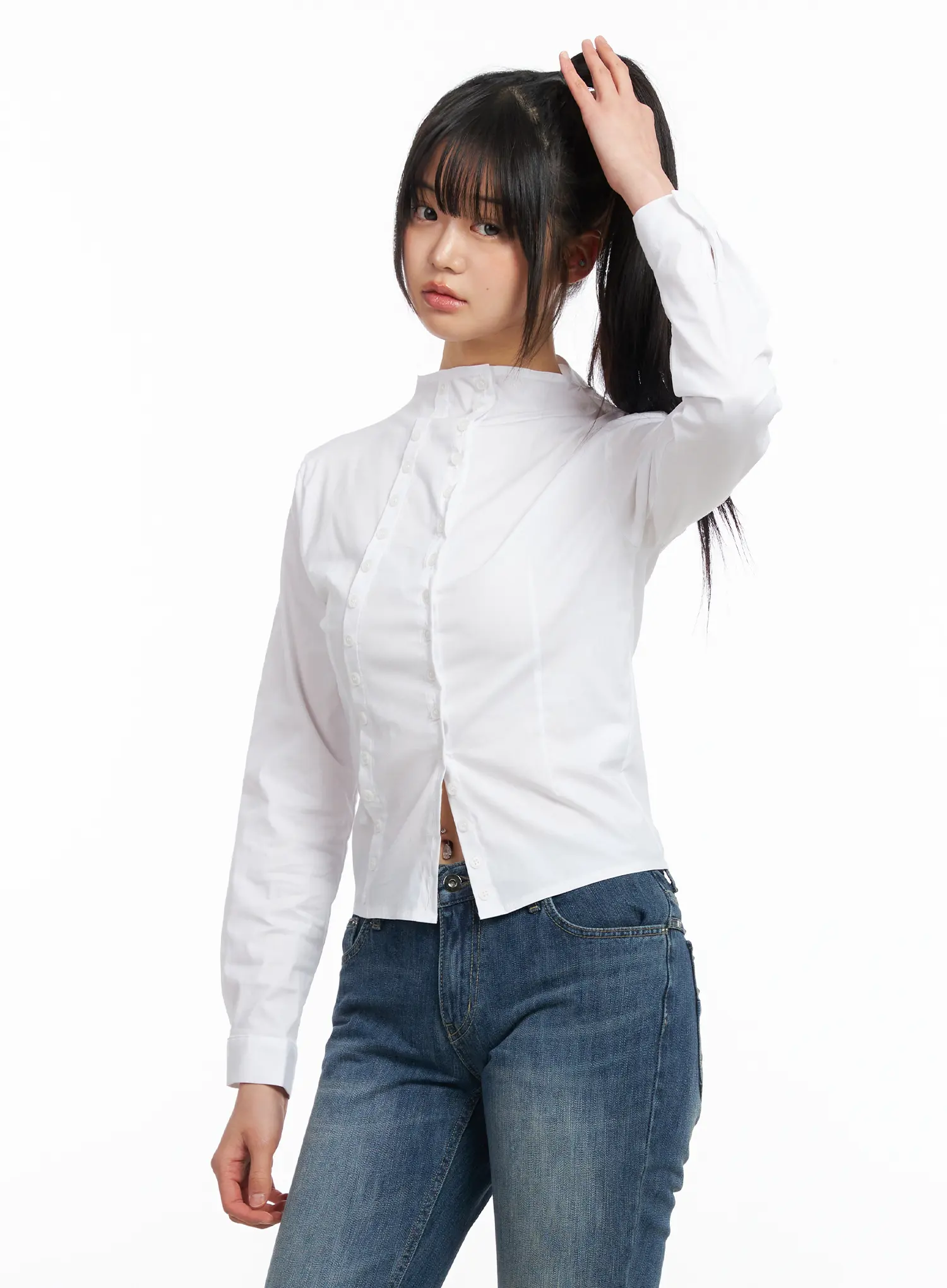 Double Button-up Blouse CF504 - Image 8