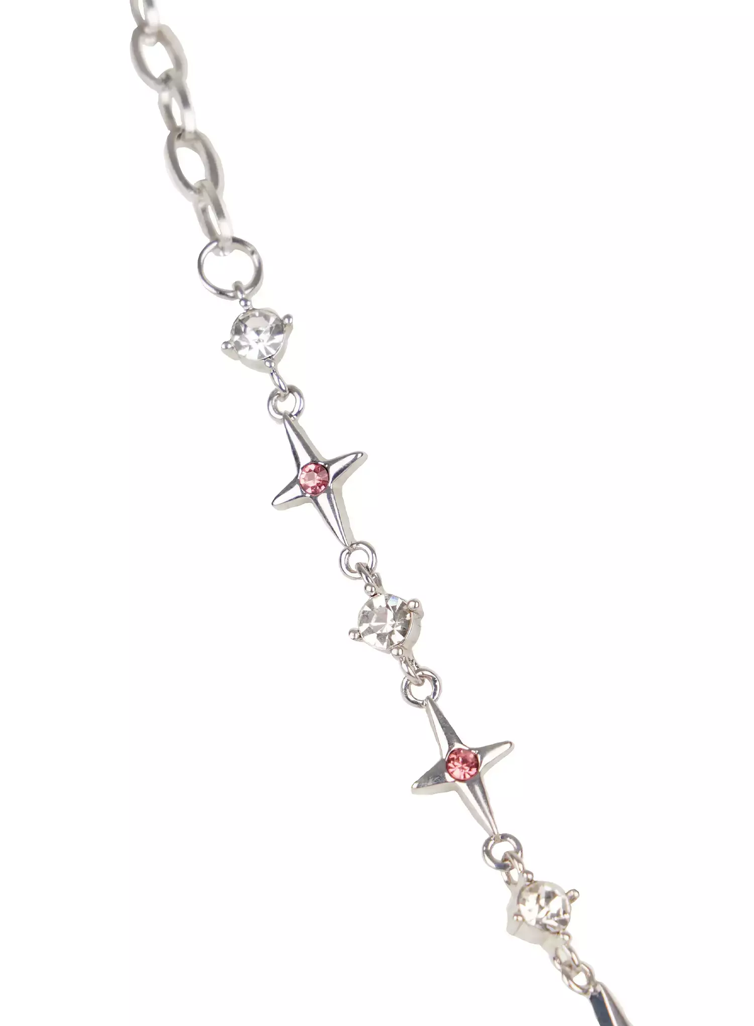 Double Chain Heart Pendant Necklace IO527 - Image 11
