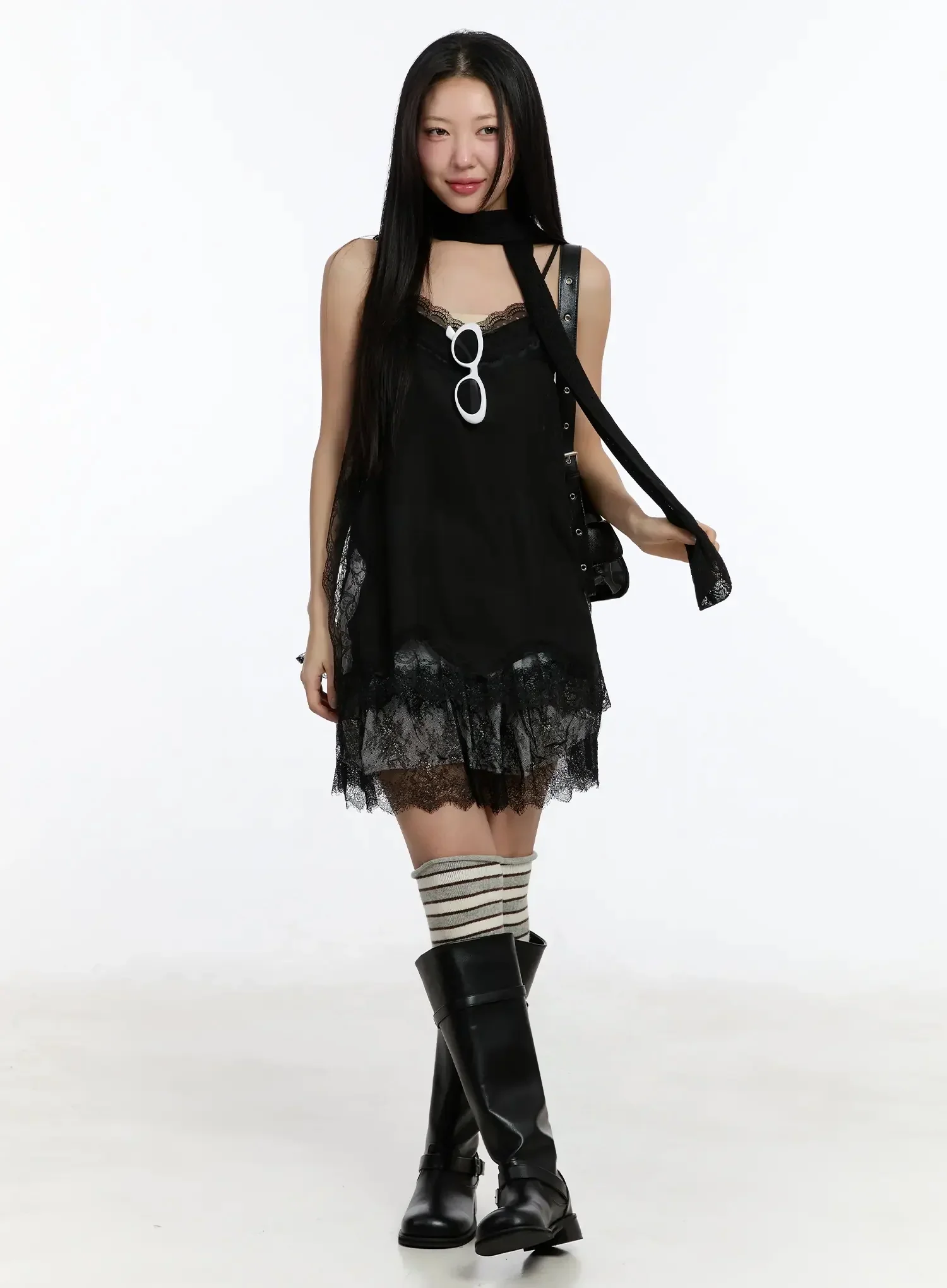 Double-Color Lace Skirt IM509 - Image 13