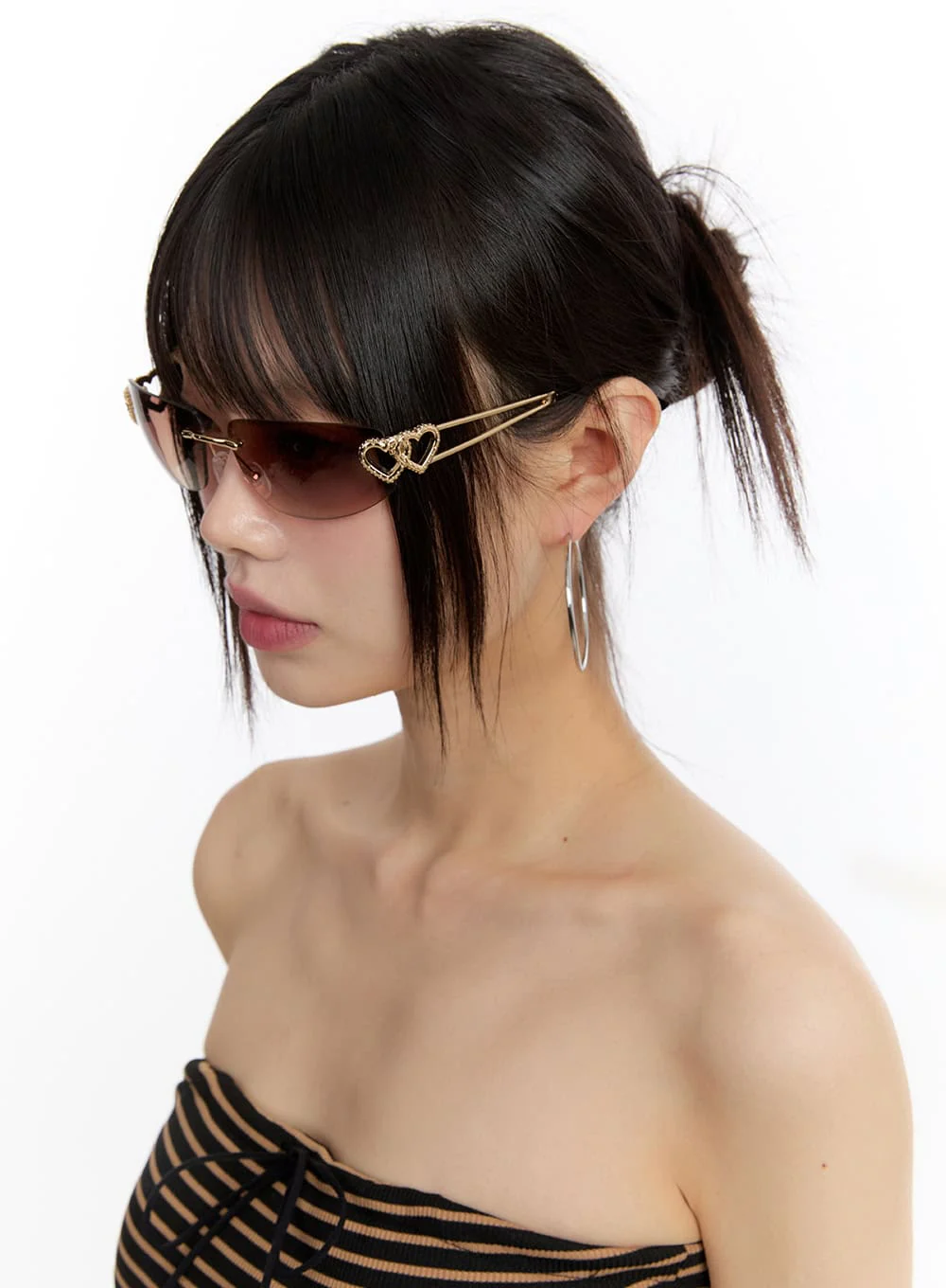 Double Hearts Cupid Sunglass CA509 - Image 7