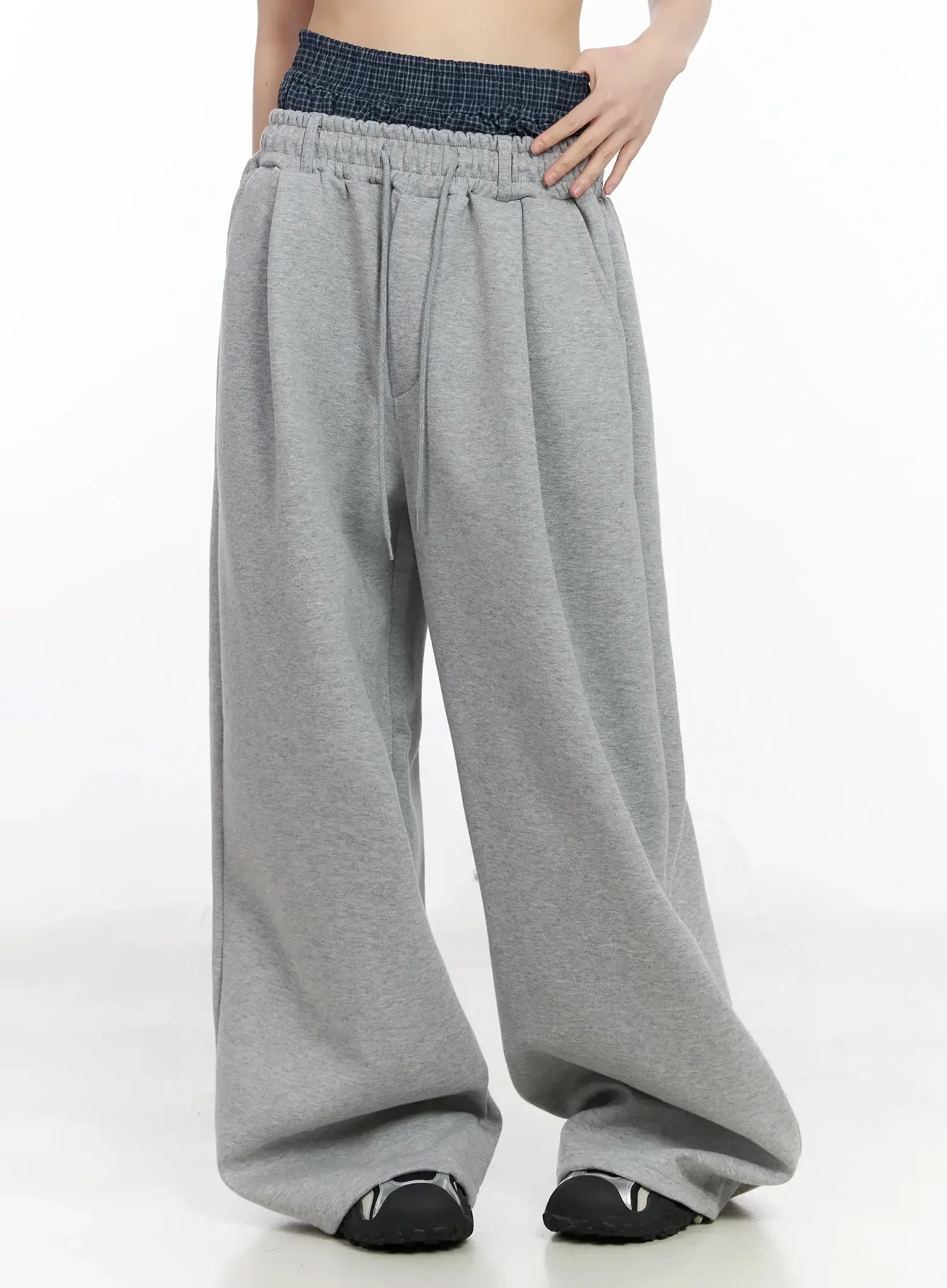 Double Layer Sagging Sweatpants IM530 - Image 5