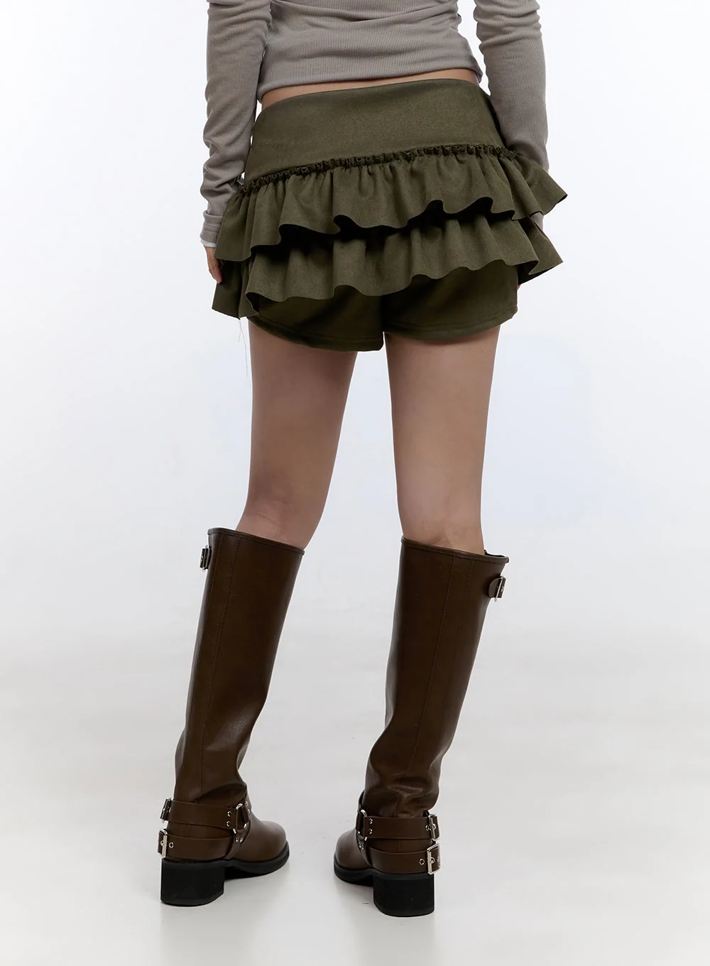 Double Ruffle Mini Skirt CO423 - Image 5