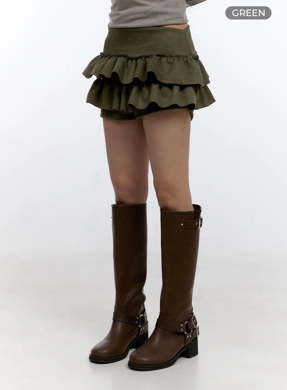 Double Ruffle Mini Skirt CO423 - Image 7