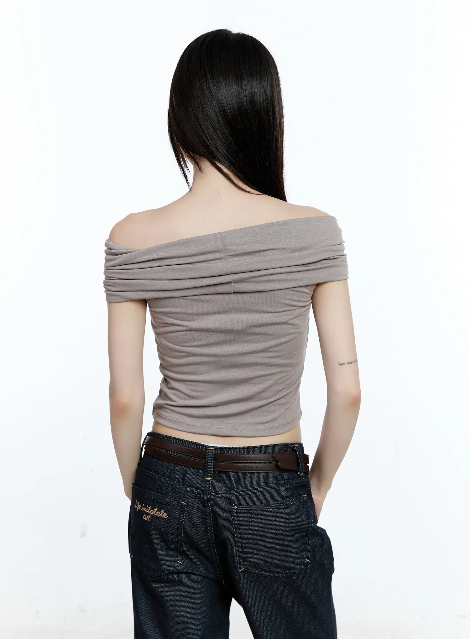 Double Strap Faux Leather Belt CG511 - Image 3