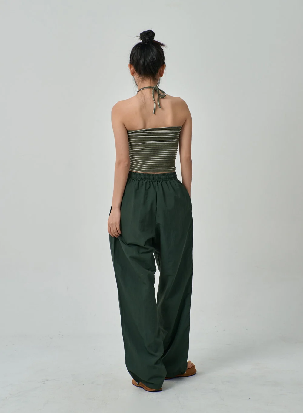 Drawstring Baggy Track Pants IF309 - Image 12