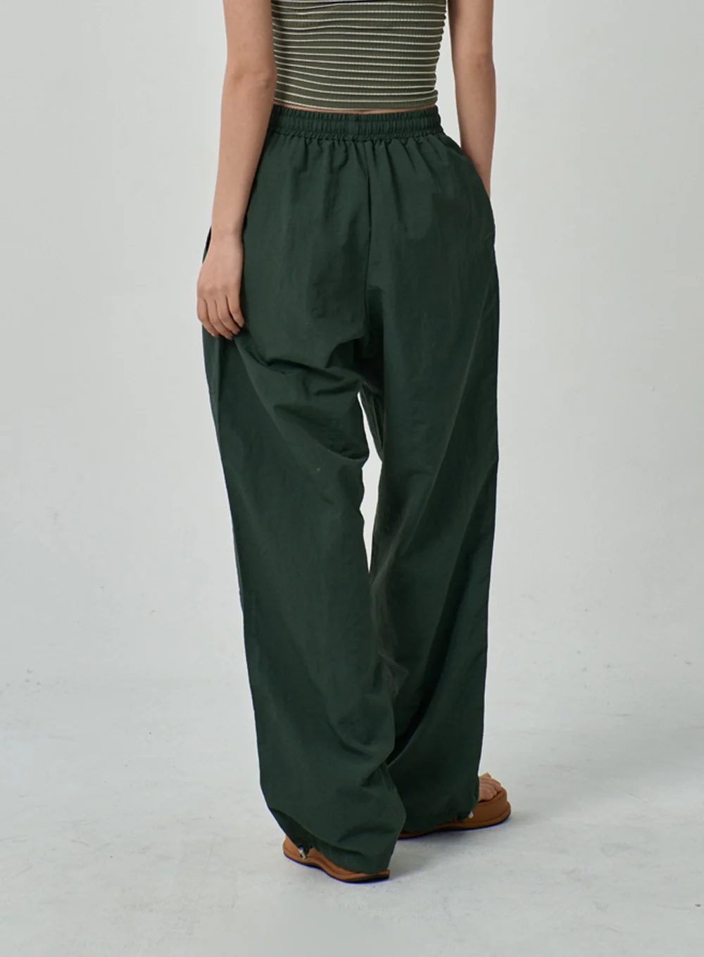 Drawstring Baggy Track Pants IF309 - Image 3