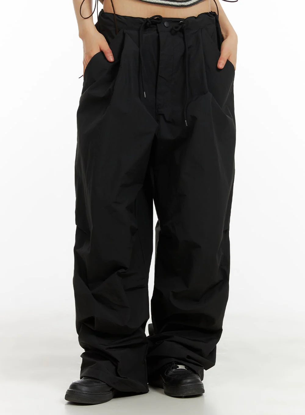 Drawstring Parachute Pants (Unisex) CA418 - Image 2