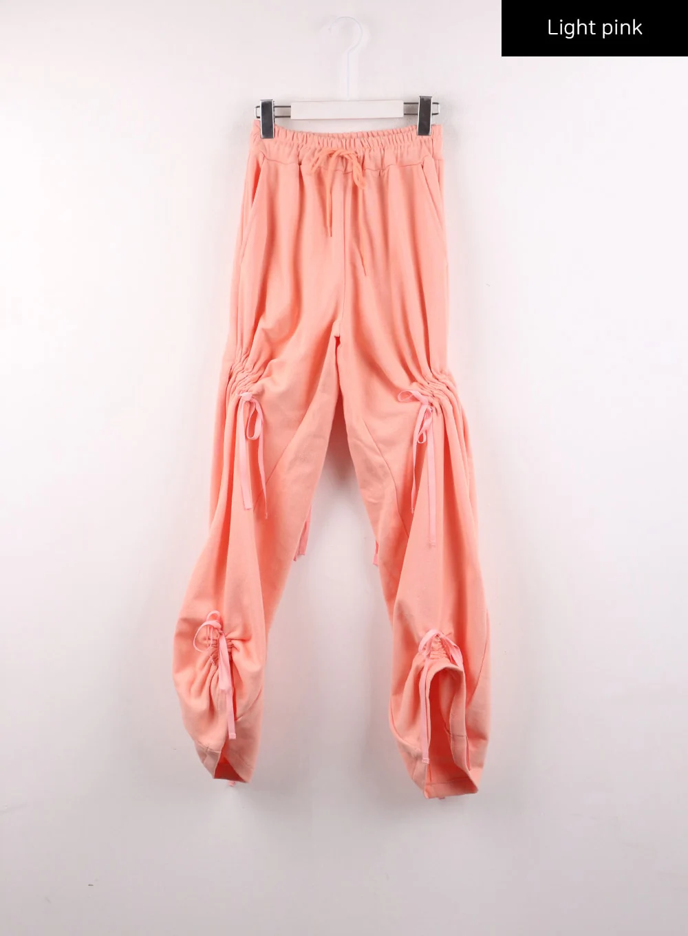 Drawstring Ribbon Detail Sweatpants IJ430 - Image 10