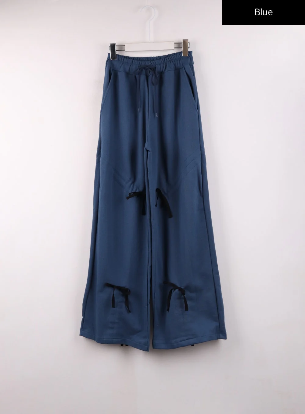 Drawstring Ribbon Detail Sweatpants IJ430 - Image 8