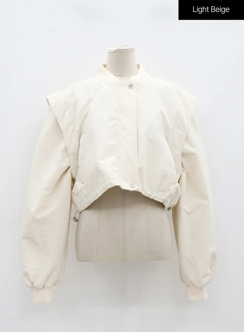 Drawstring Waist Cropped Jacket BD23 - Image 17