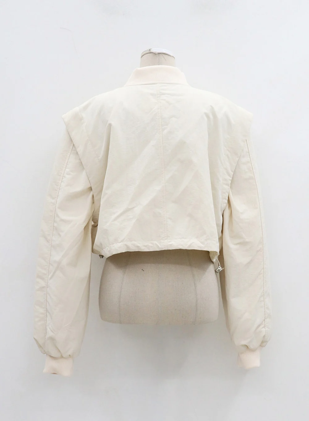 Drawstring Waist Cropped Jacket BD23 - Image 18