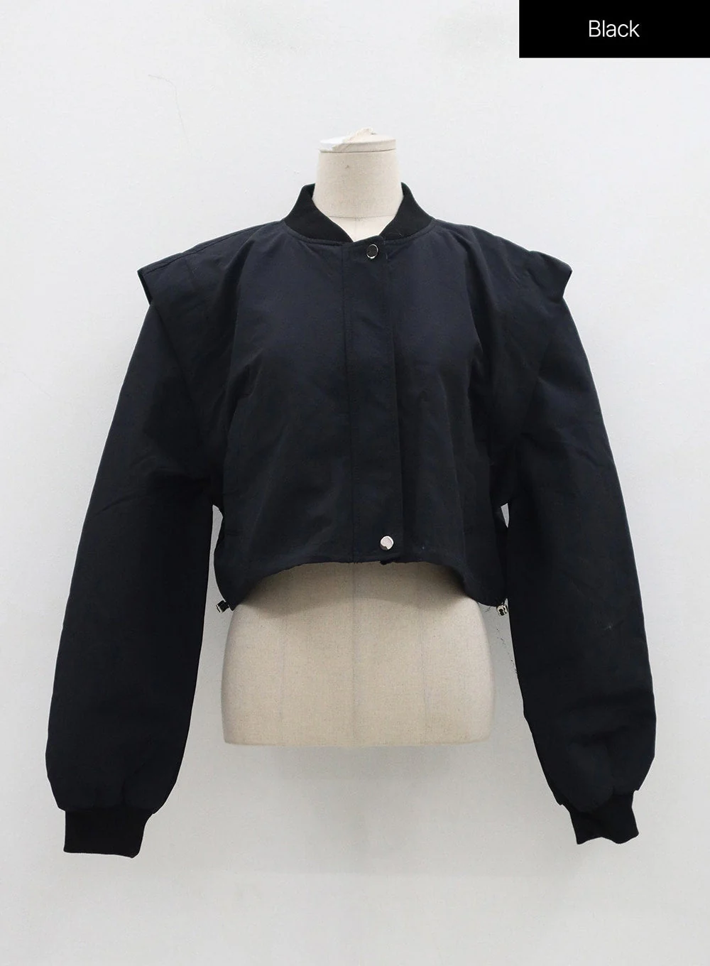 Drawstring Waist Cropped Jacket BD23 - Image 19
