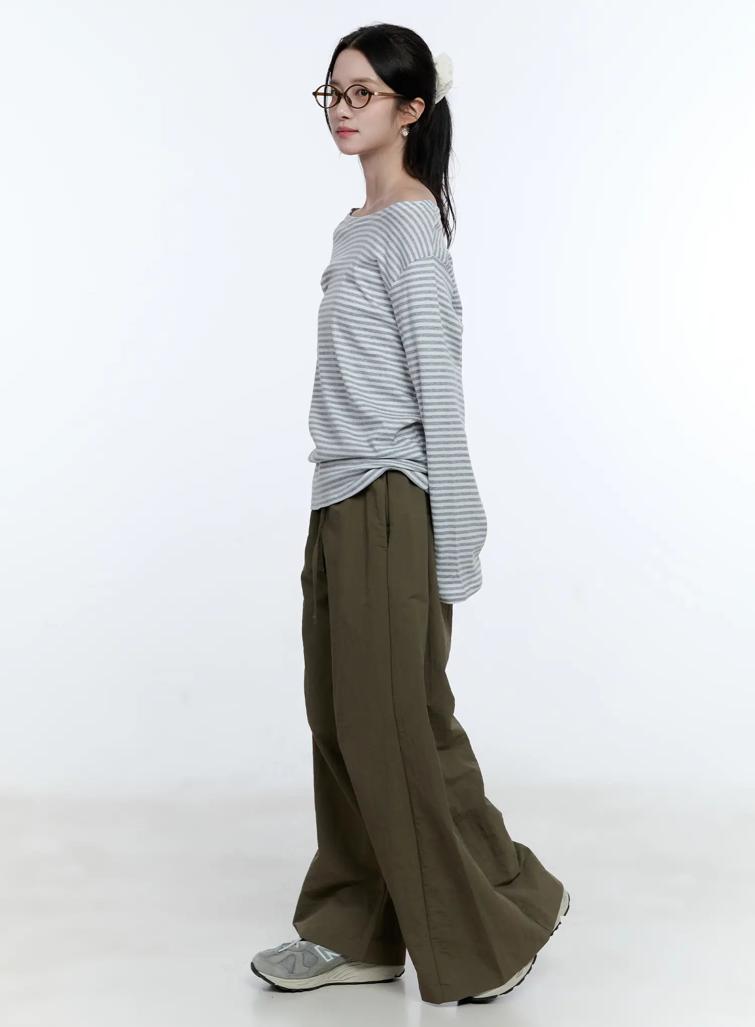 Drawstring Wide-Leg Pants CG513 - Image 3