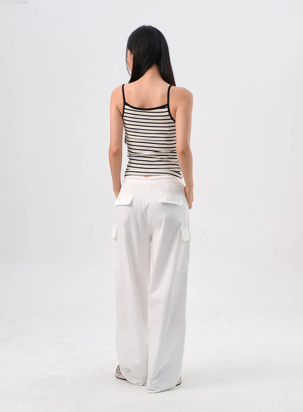 Drawstring Wide Pants IL310 - Image 5