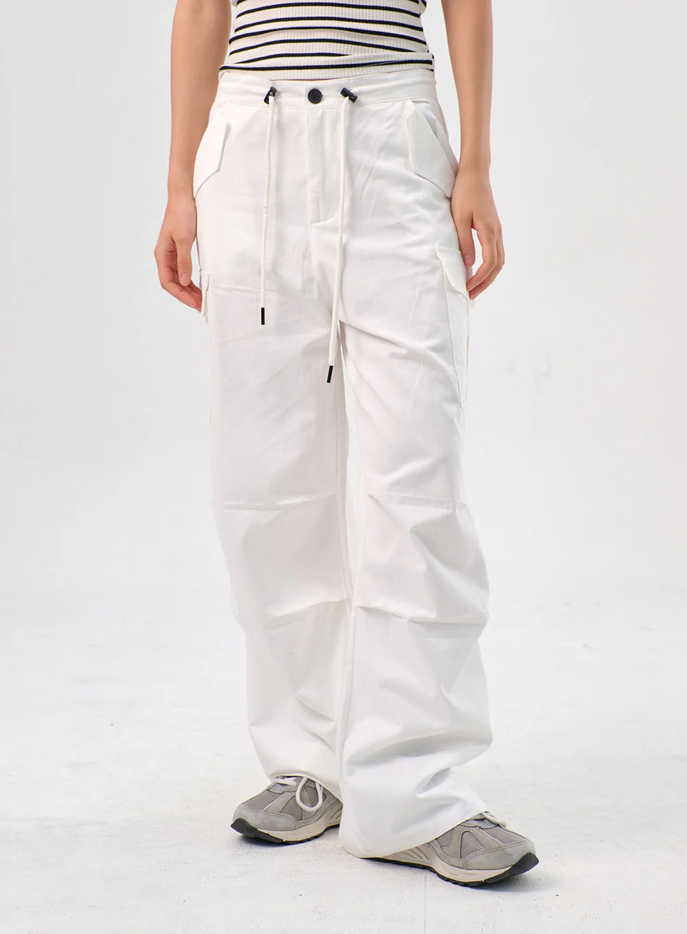 Drawstring Wide Pants IL310 - Image 6