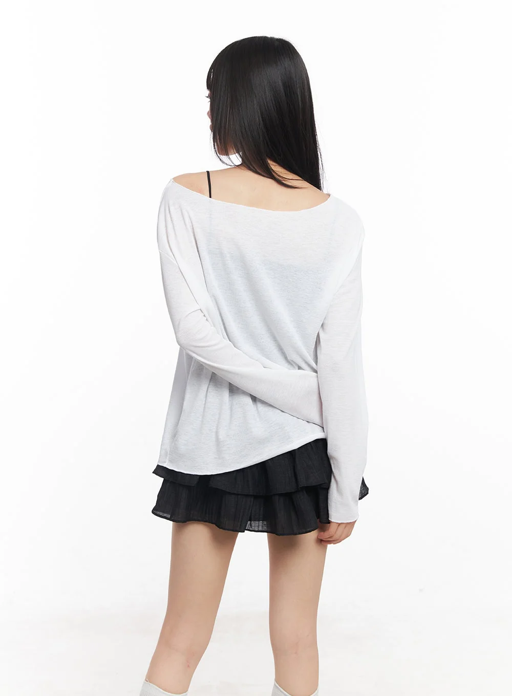 Dreamy Semi-Sheer Graphic Long Sleeve CY514 - Image 4