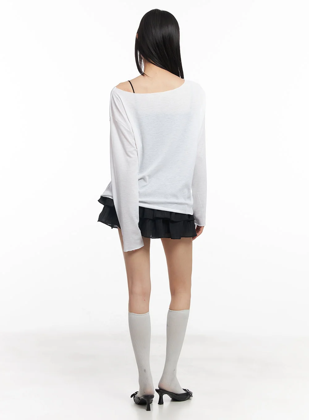 Dreamy Semi-Sheer Graphic Long Sleeve CY514 - Image 8